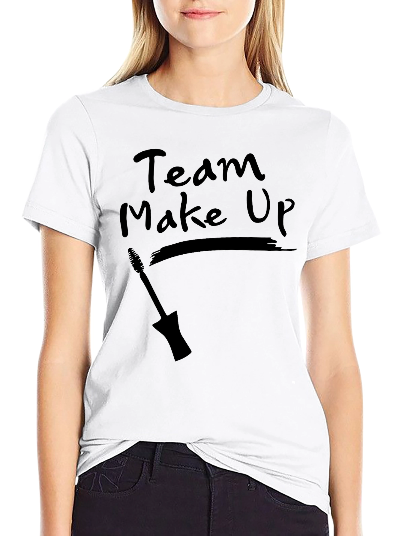 Team Make Up Black T-Shirt
