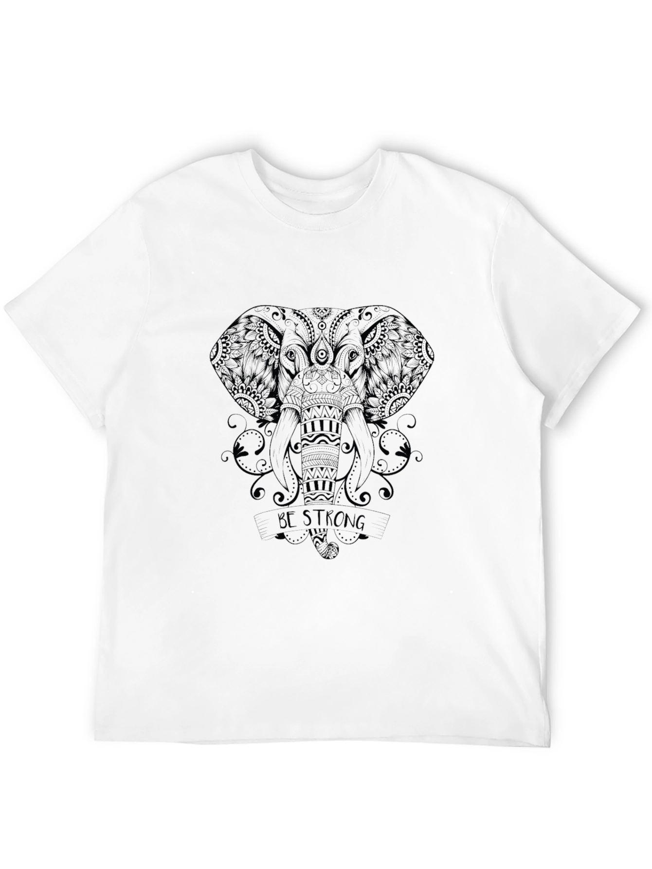 Be Strong Elephant Graphic Tee