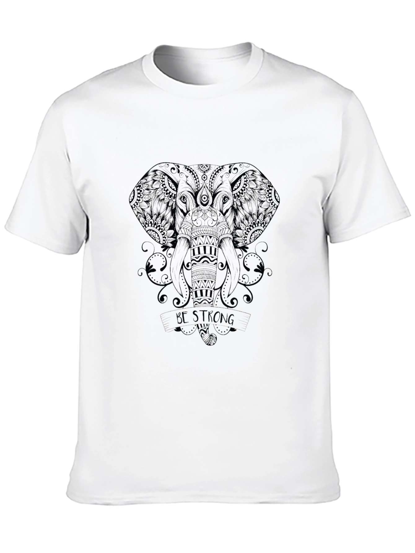 Be Strong Elephant Graphic Tee