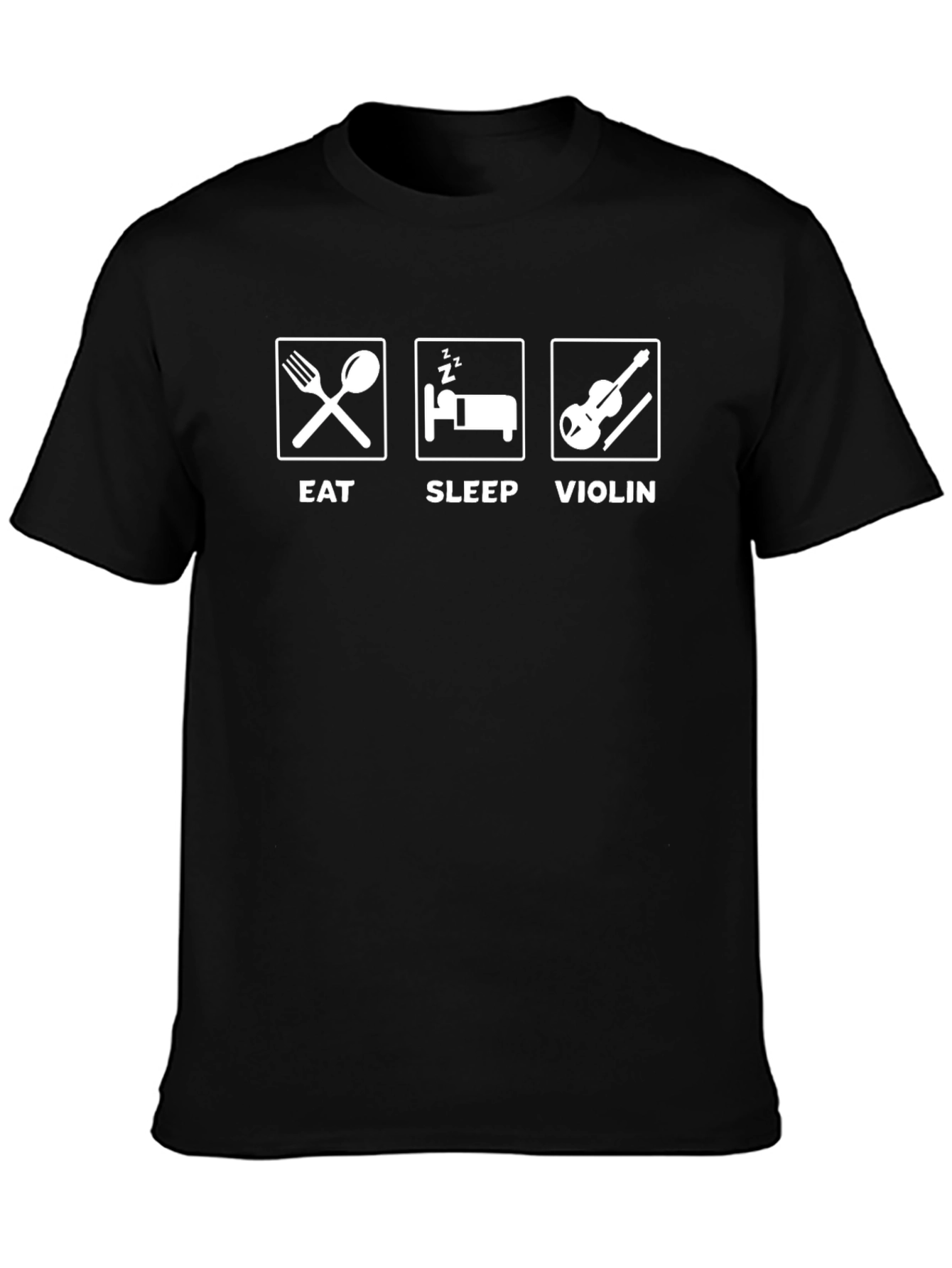 Eat Sleep Violin T-Shirt - Musician Gift