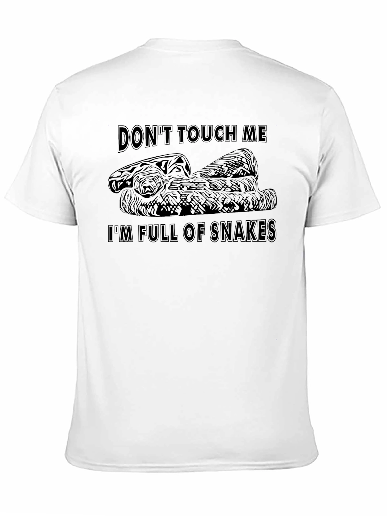 Dont Touch Me Snake Graphic Tee