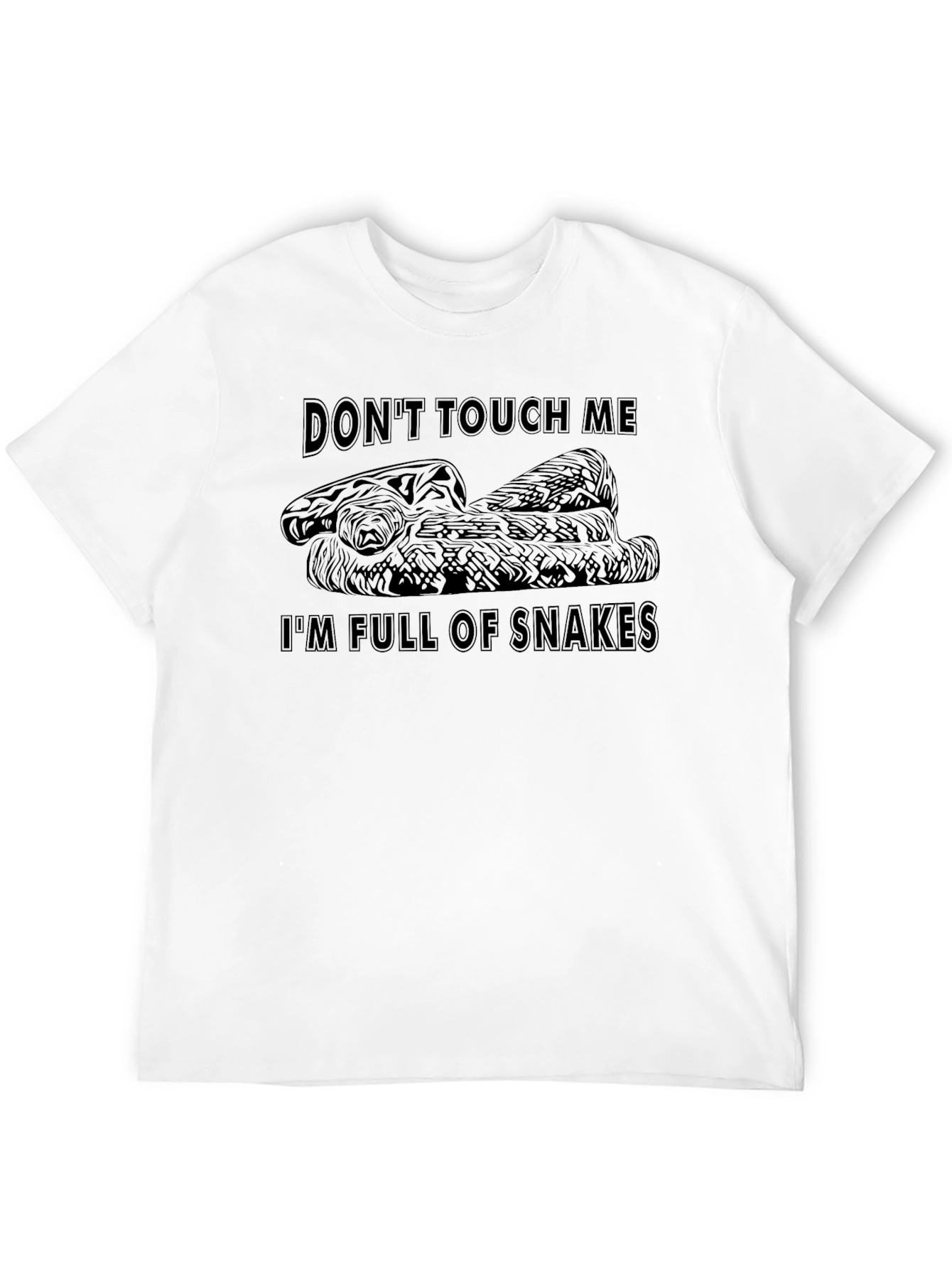 Dont Touch Me Snake Graphic Tee