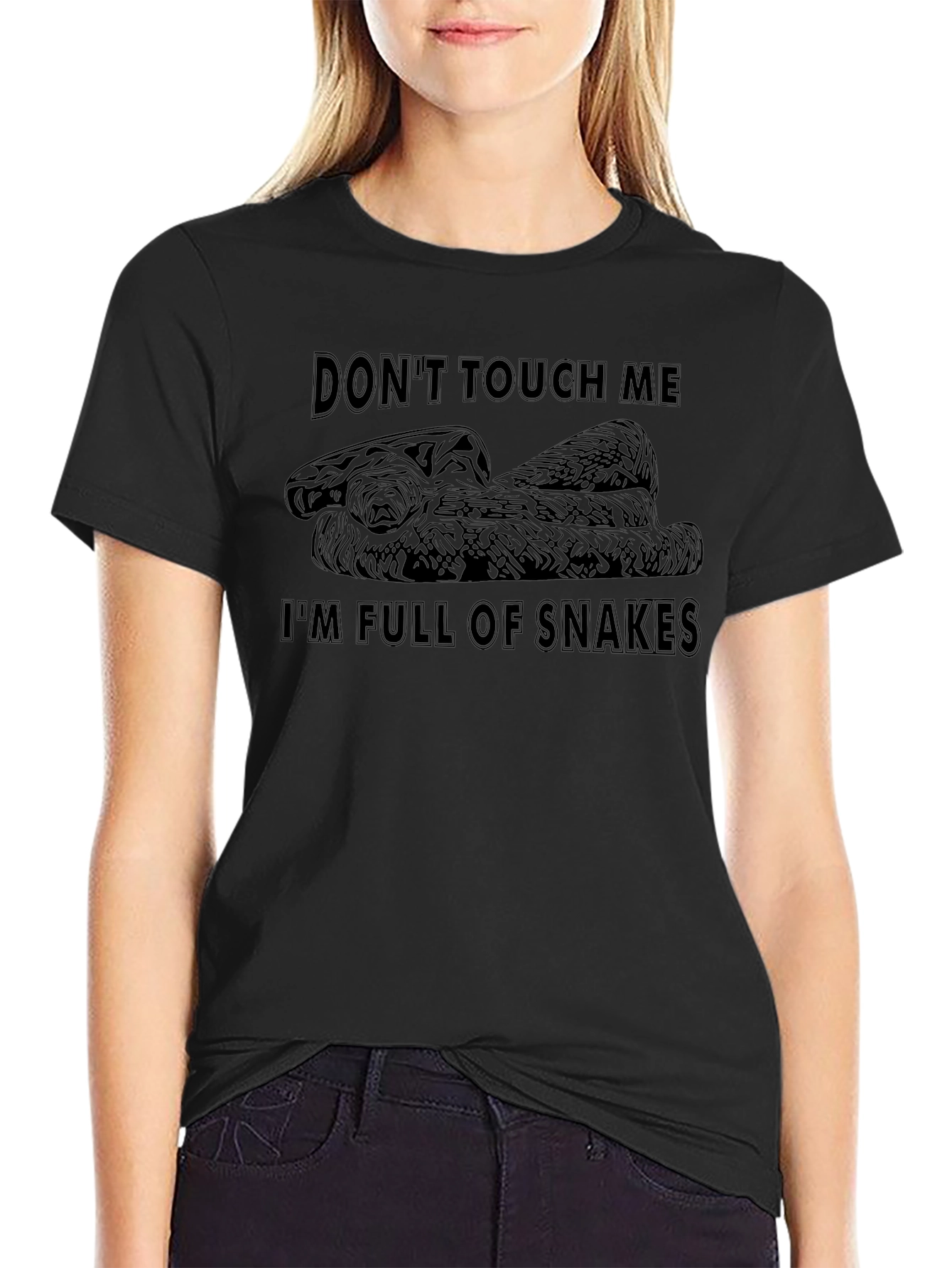 Dont Touch Me Snake Graphic Tee