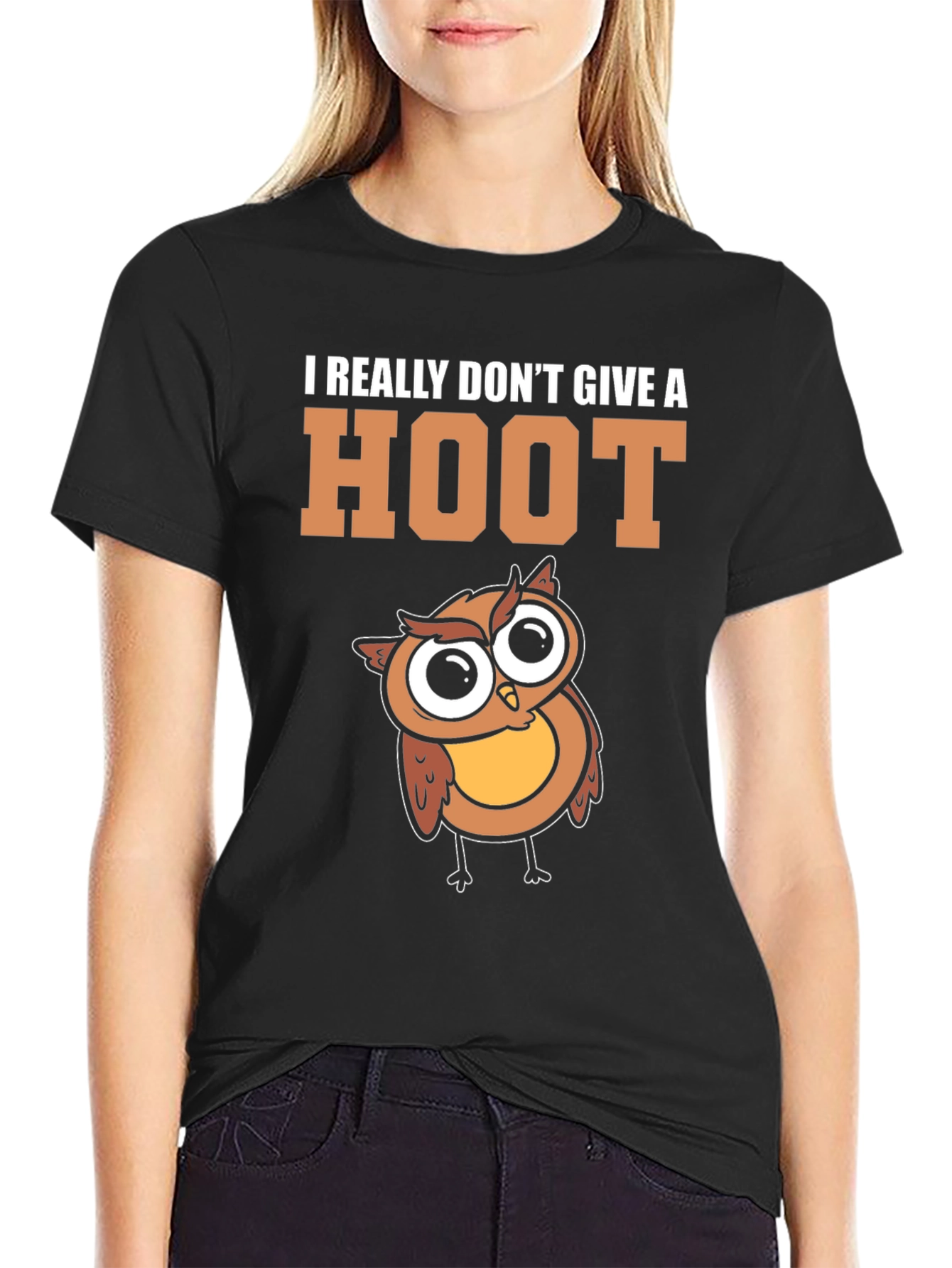 I Really Dont Give a Hoot Owl T-Shirt
