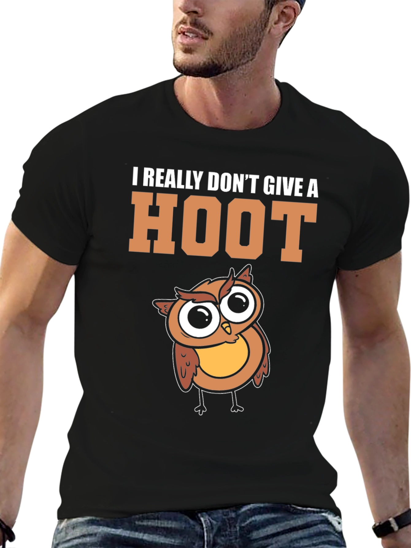 I Really Dont Give a Hoot Owl T-Shirt
