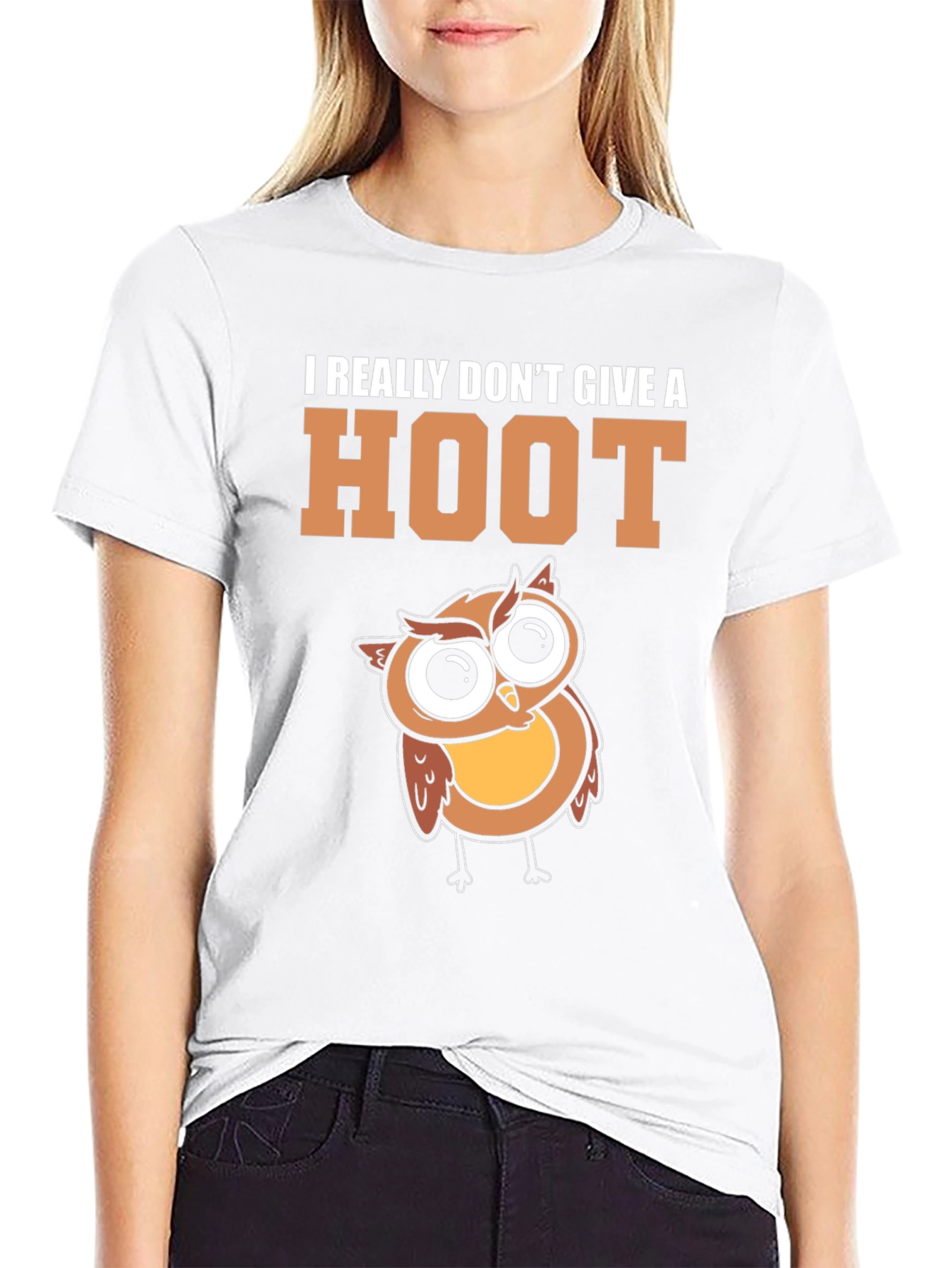 I Really Dont Give a Hoot Owl T-Shirt