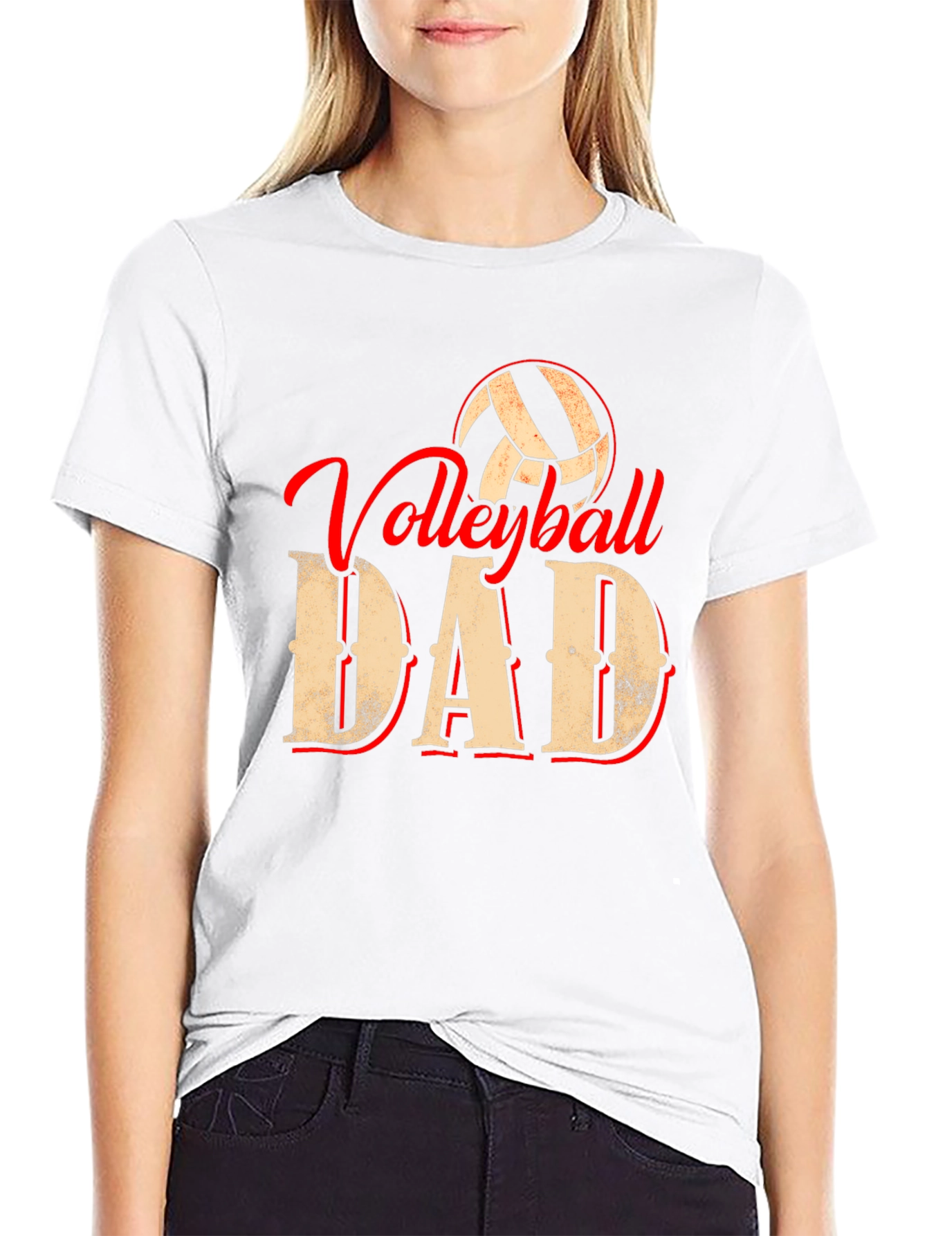 Volleyball Dad Graphic T-Shirt