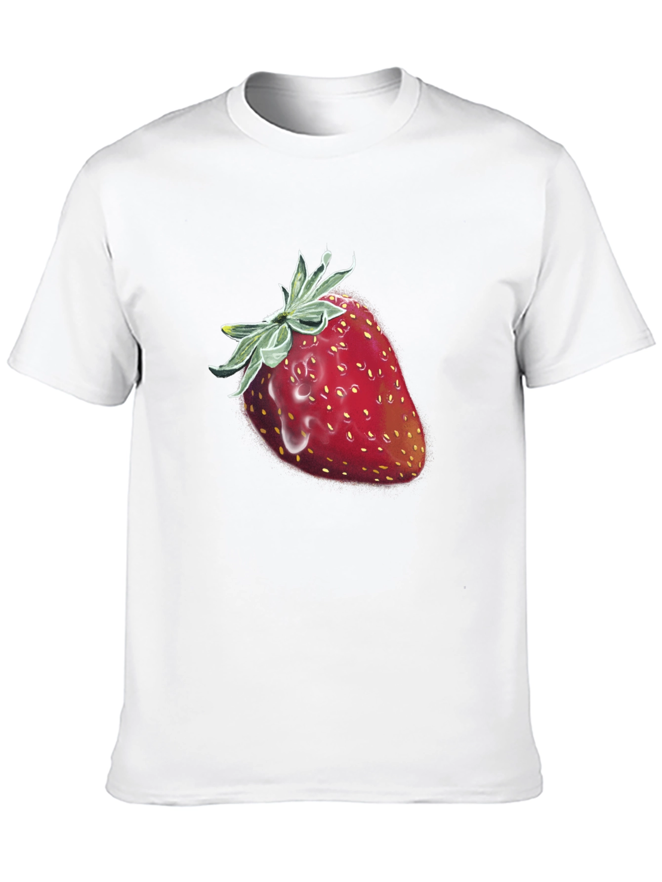 Strawberry Graphic T-Shirt - Fruit Lover Tee