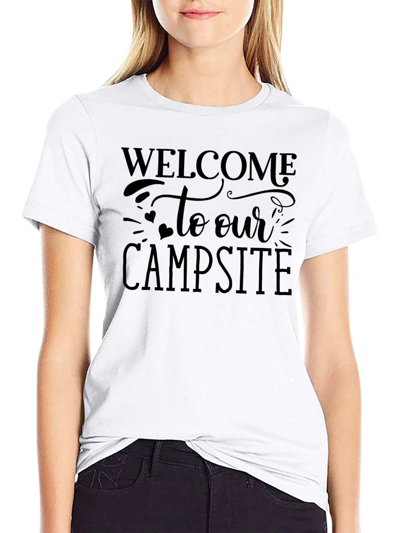 Welcome to Our Campsite Graphic T-Shirt