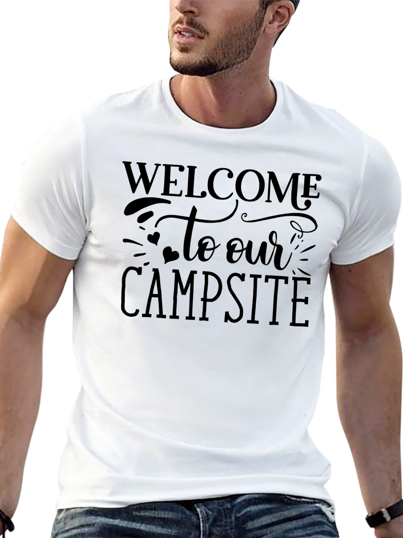 Welcome to Our Campsite Graphic T-Shirt