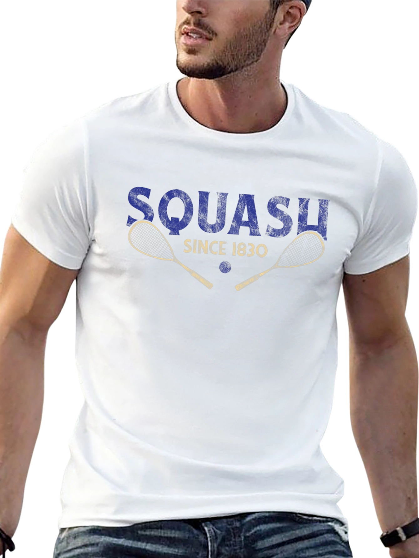 Squash Since 1830 Black Graphic Tee