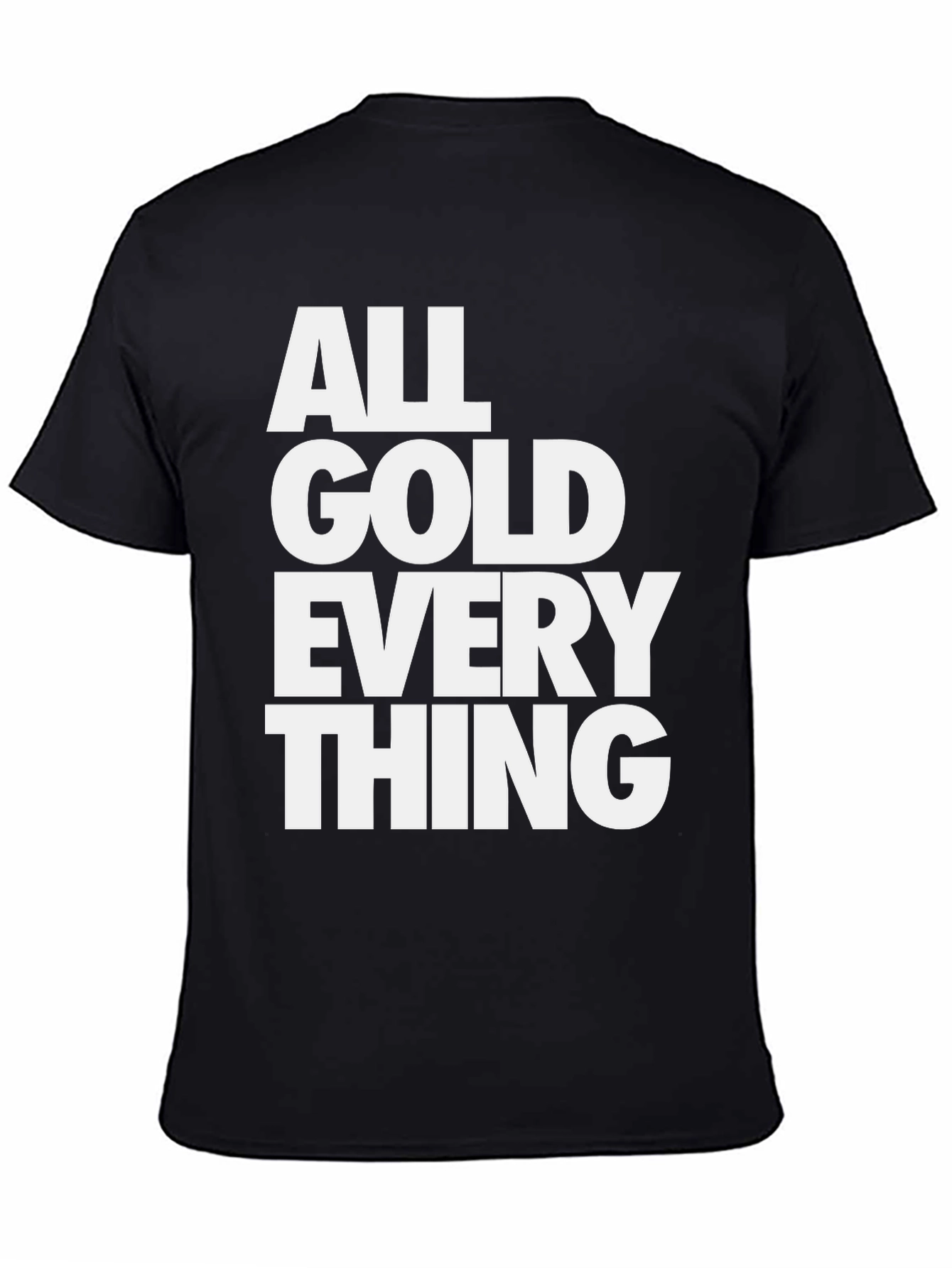 All Gold Everything Graphic Tee - Black