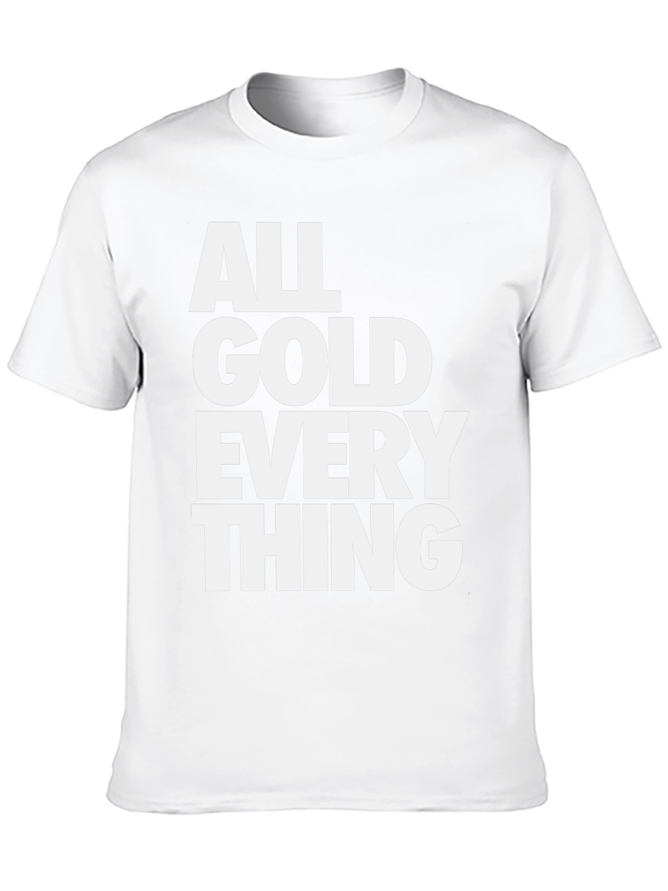 All Gold Everything Graphic Tee - Black