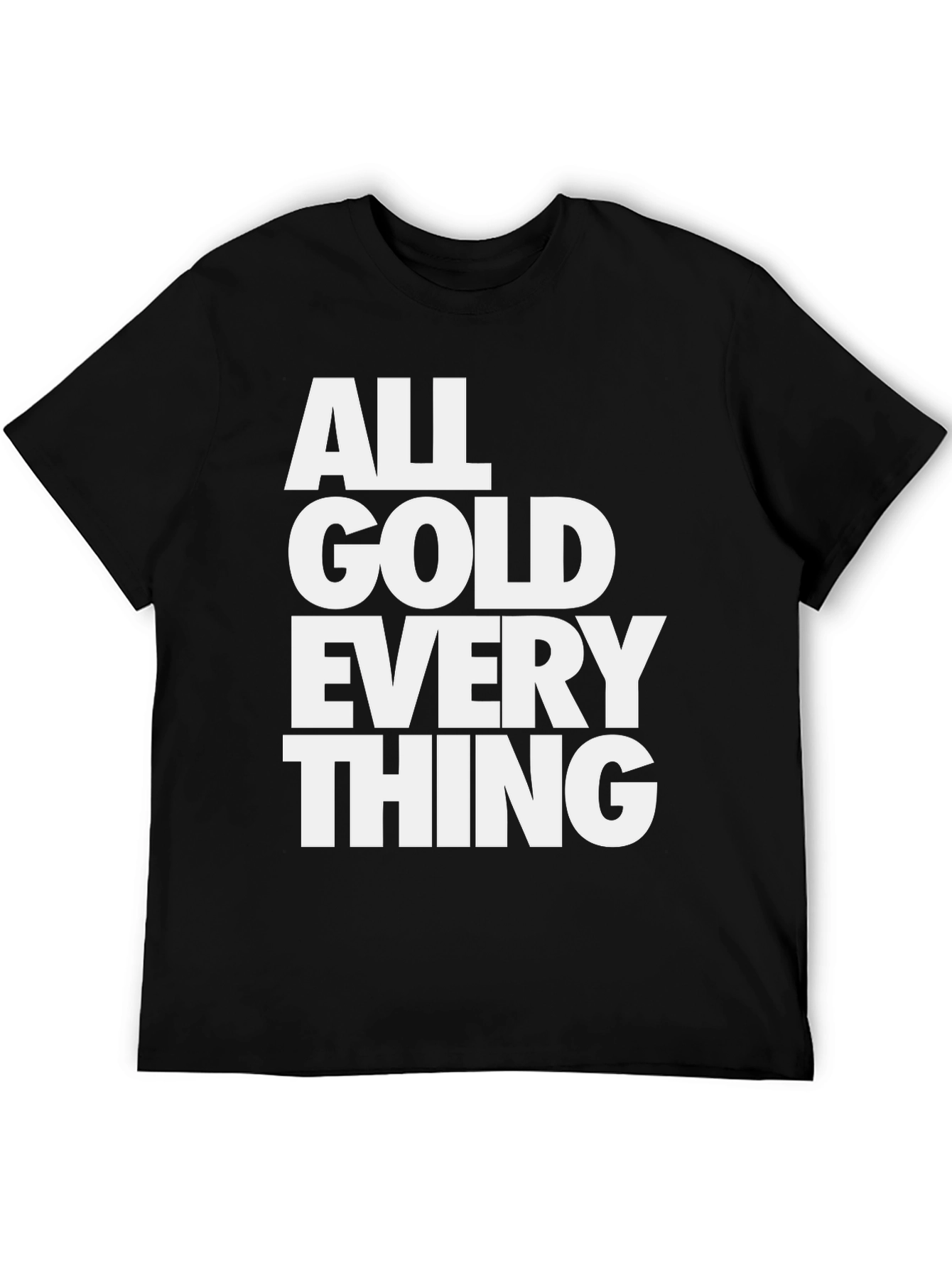 All Gold Everything Graphic Tee - Black
