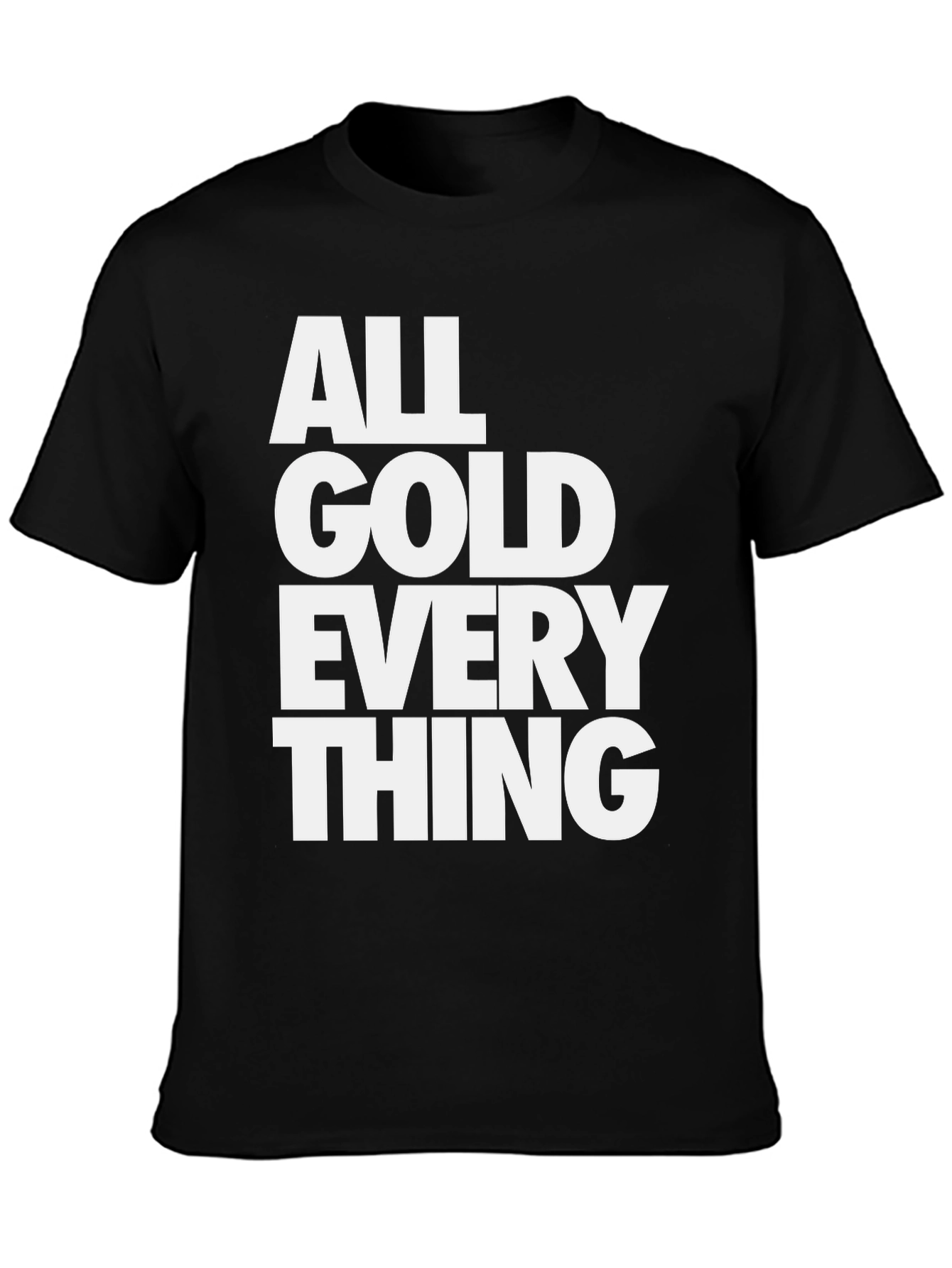 All Gold Everything Graphic Tee - Black