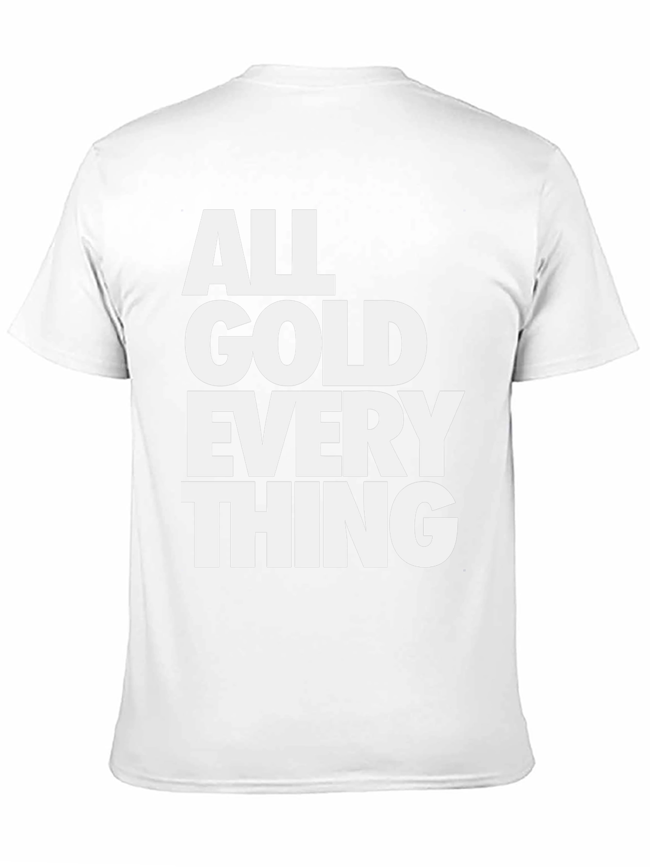 All Gold Everything Graphic Tee - Black