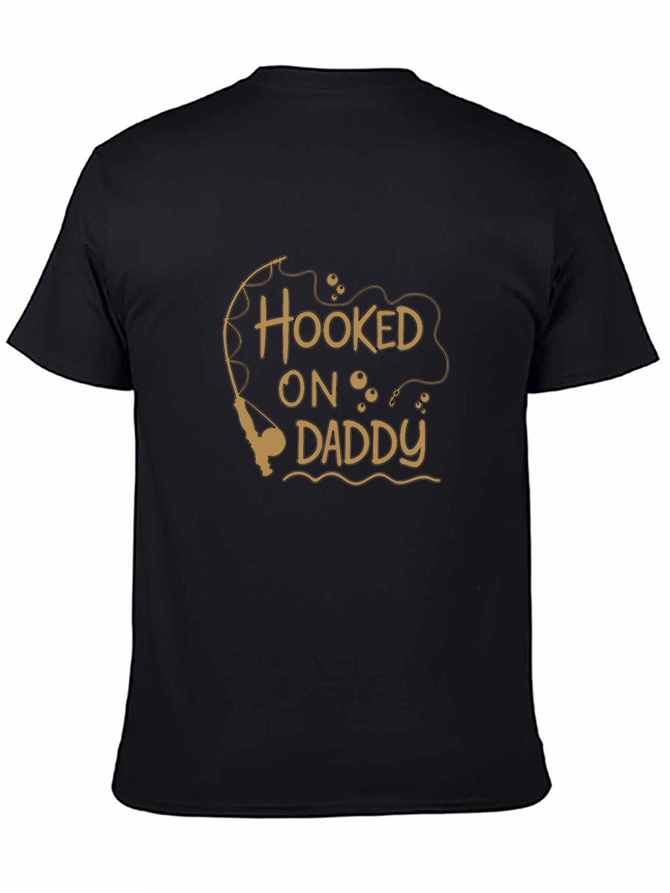 Hooked on Daddy Mens Graphic Tee