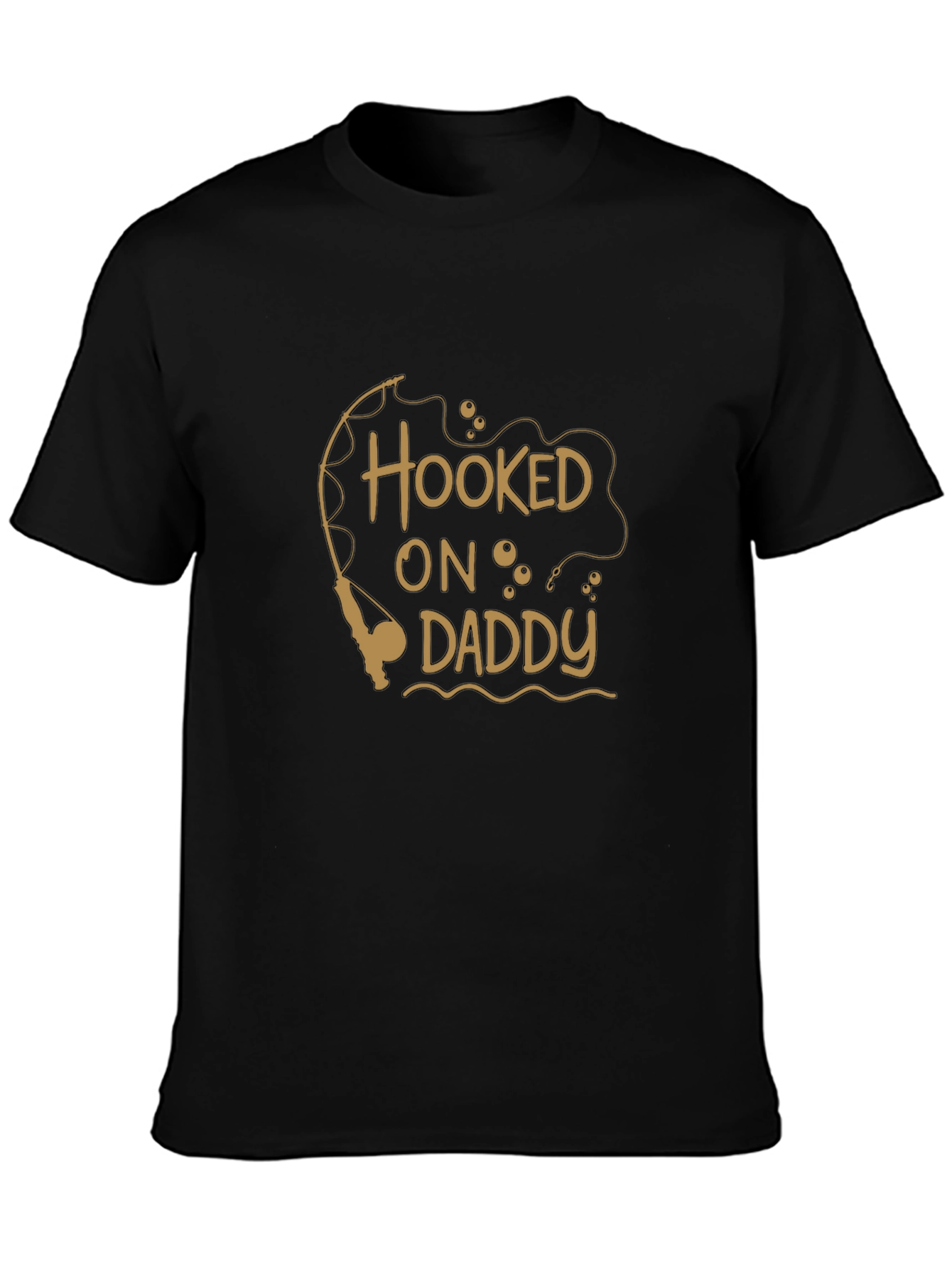 Hooked on Daddy Mens Graphic Tee