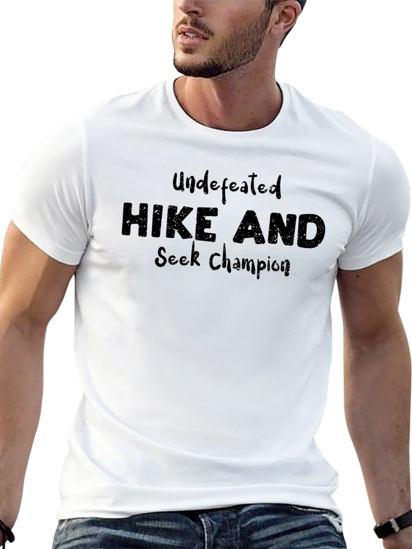 Undefeated Hike and Seek Champion Black T-Shirt
