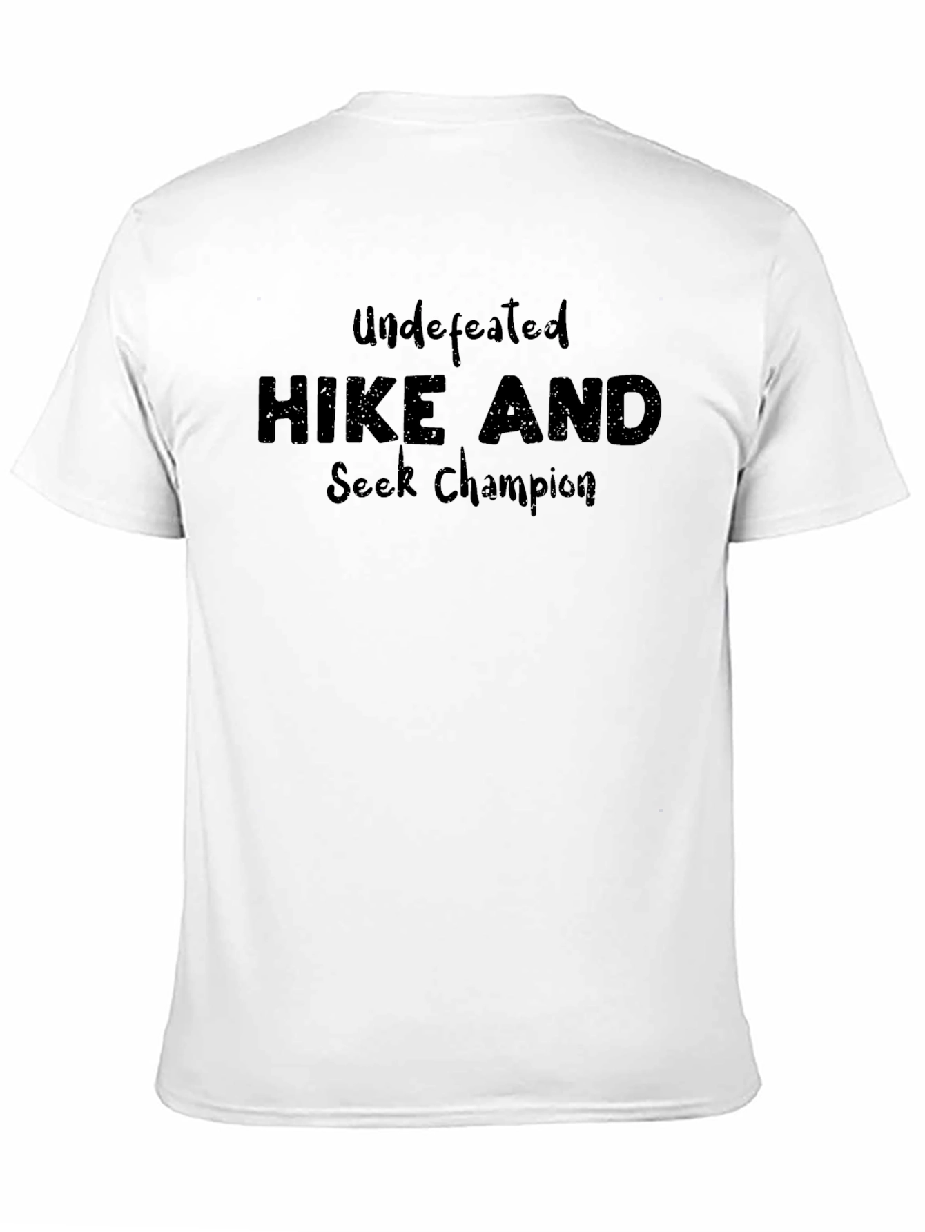 Undefeated Hike and Seek Champion Black T-Shirt