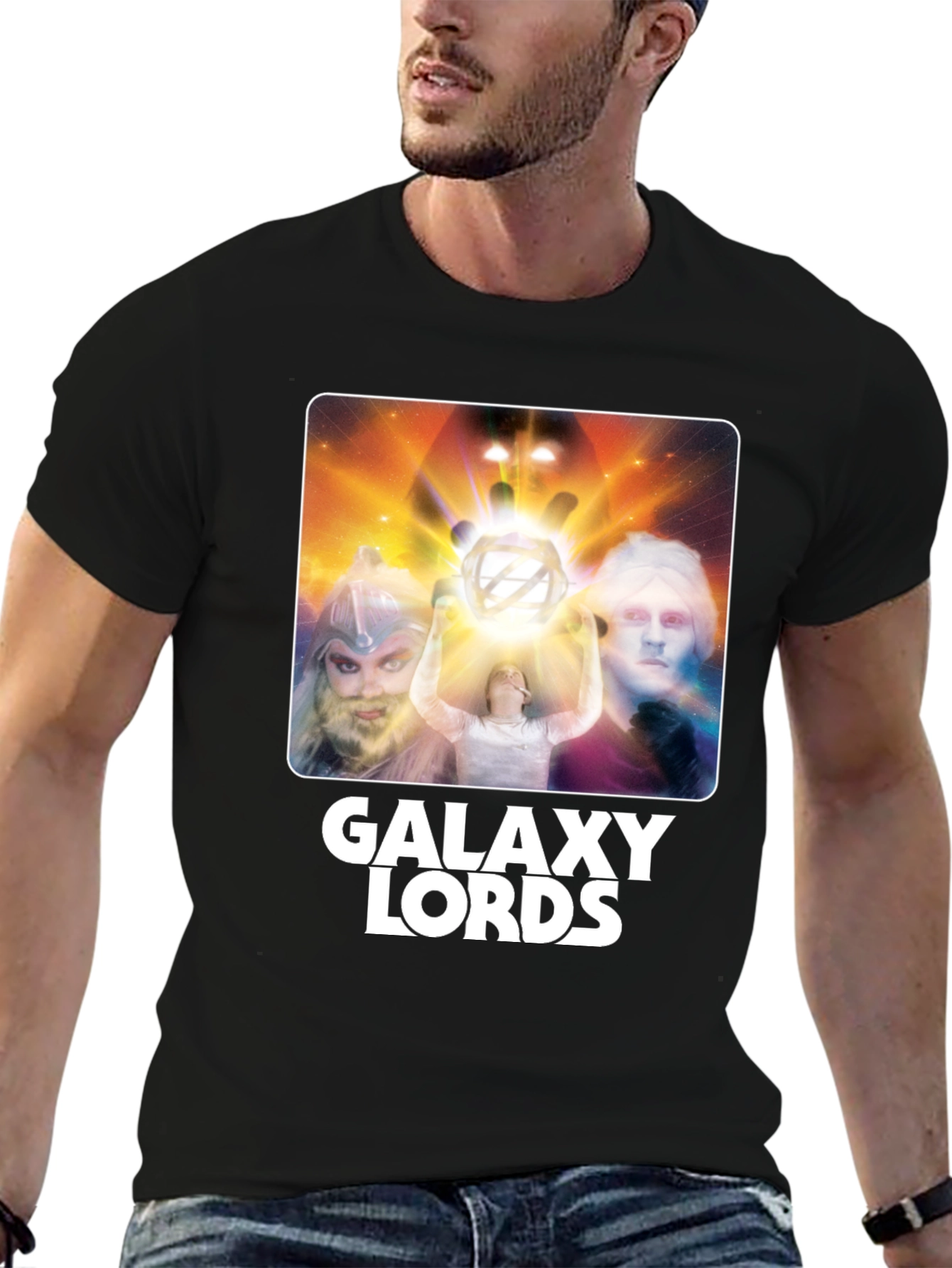 Galaxy Lords Graphic T-Shirt - Retro Sci-Fi Style