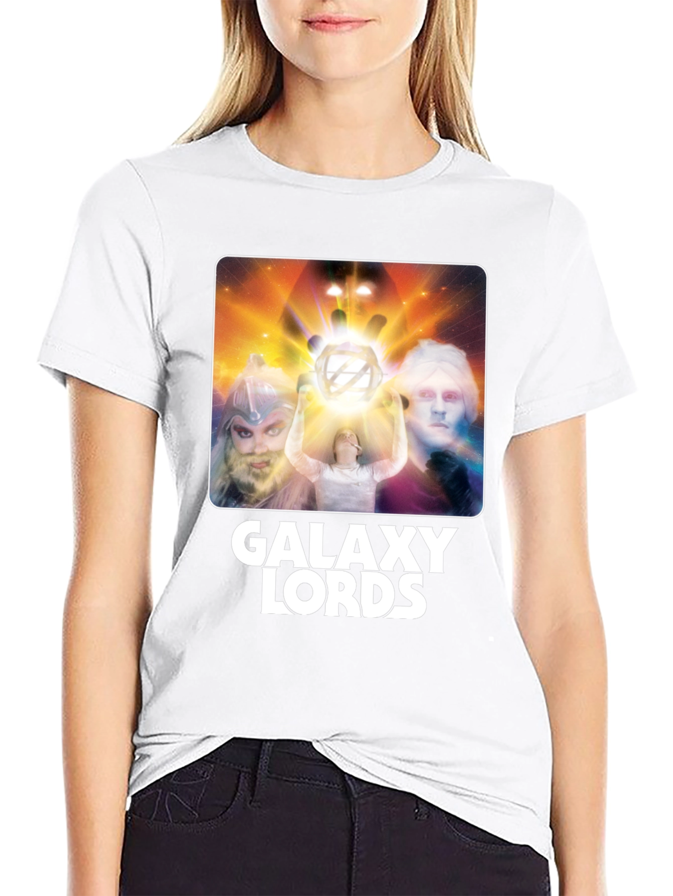 Galaxy Lords Graphic T-Shirt - Retro Sci-Fi Style