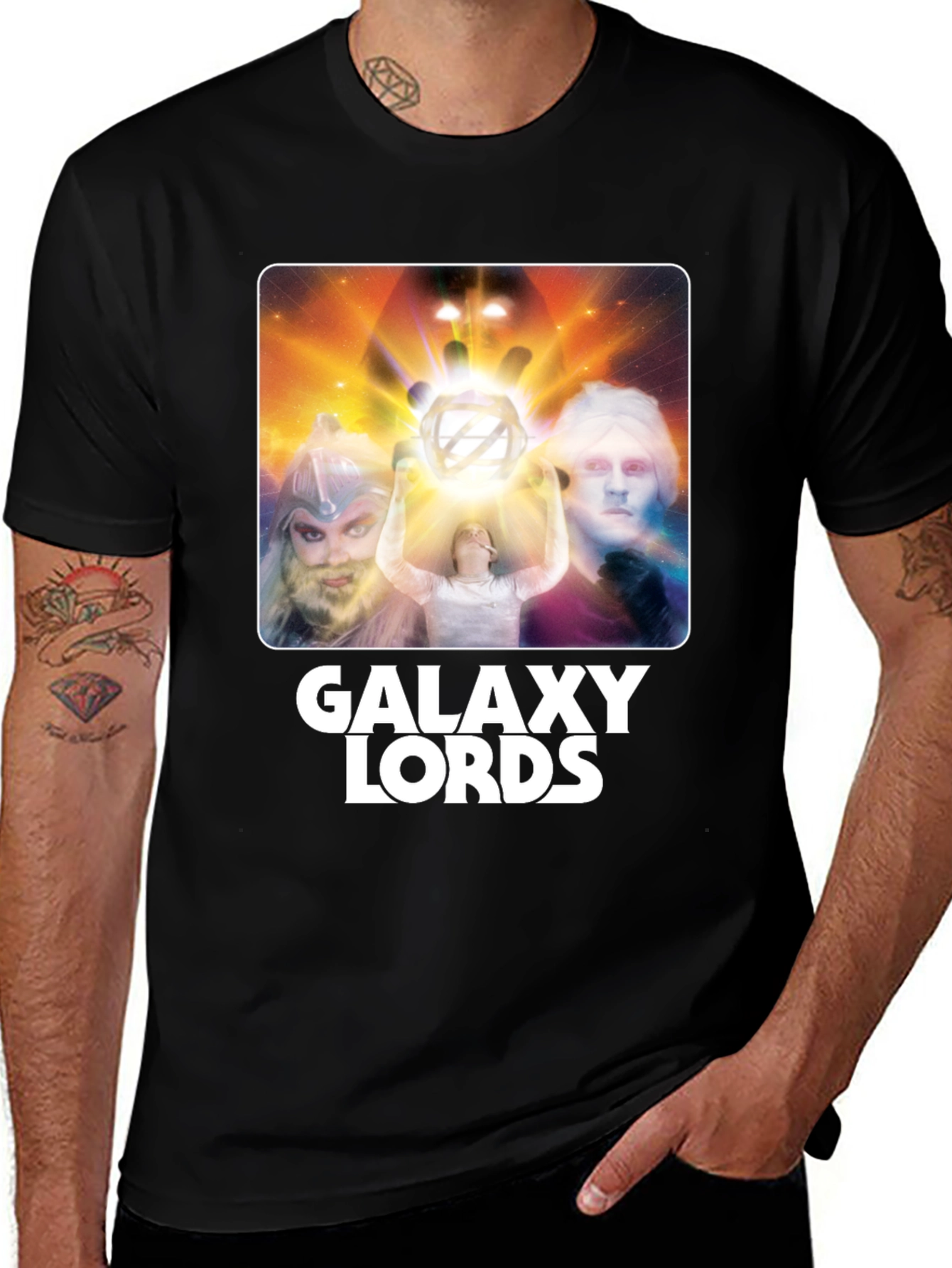 Galaxy Lords Graphic T-Shirt - Retro Sci-Fi Style