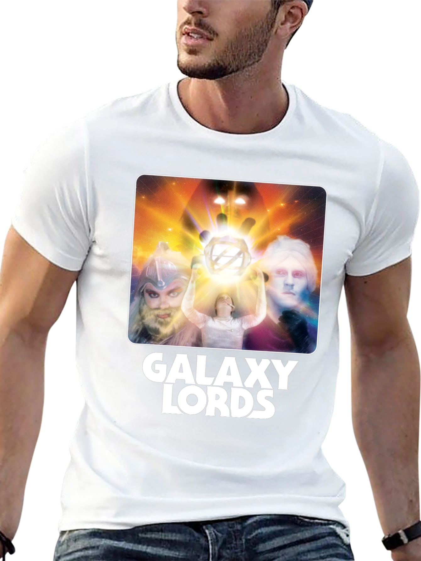 Galaxy Lords Graphic T-Shirt - Retro Sci-Fi Style