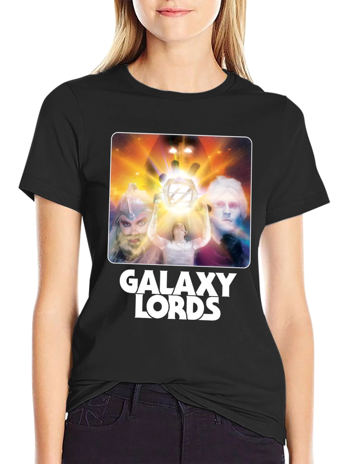 Galaxy Lords Graphic T-Shirt - Retro Sci-Fi Style