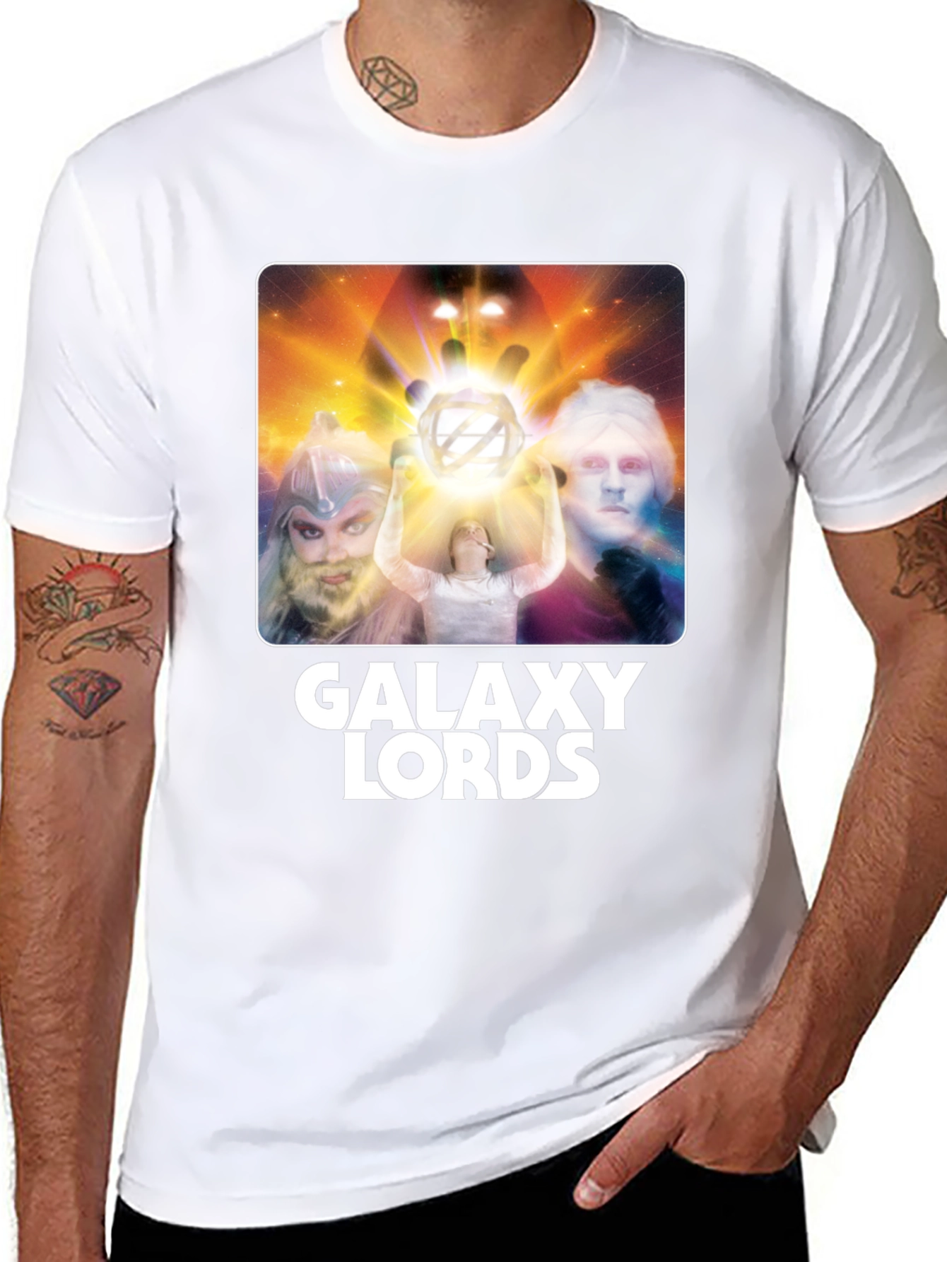 Galaxy Lords Graphic T-Shirt - Retro Sci-Fi Style