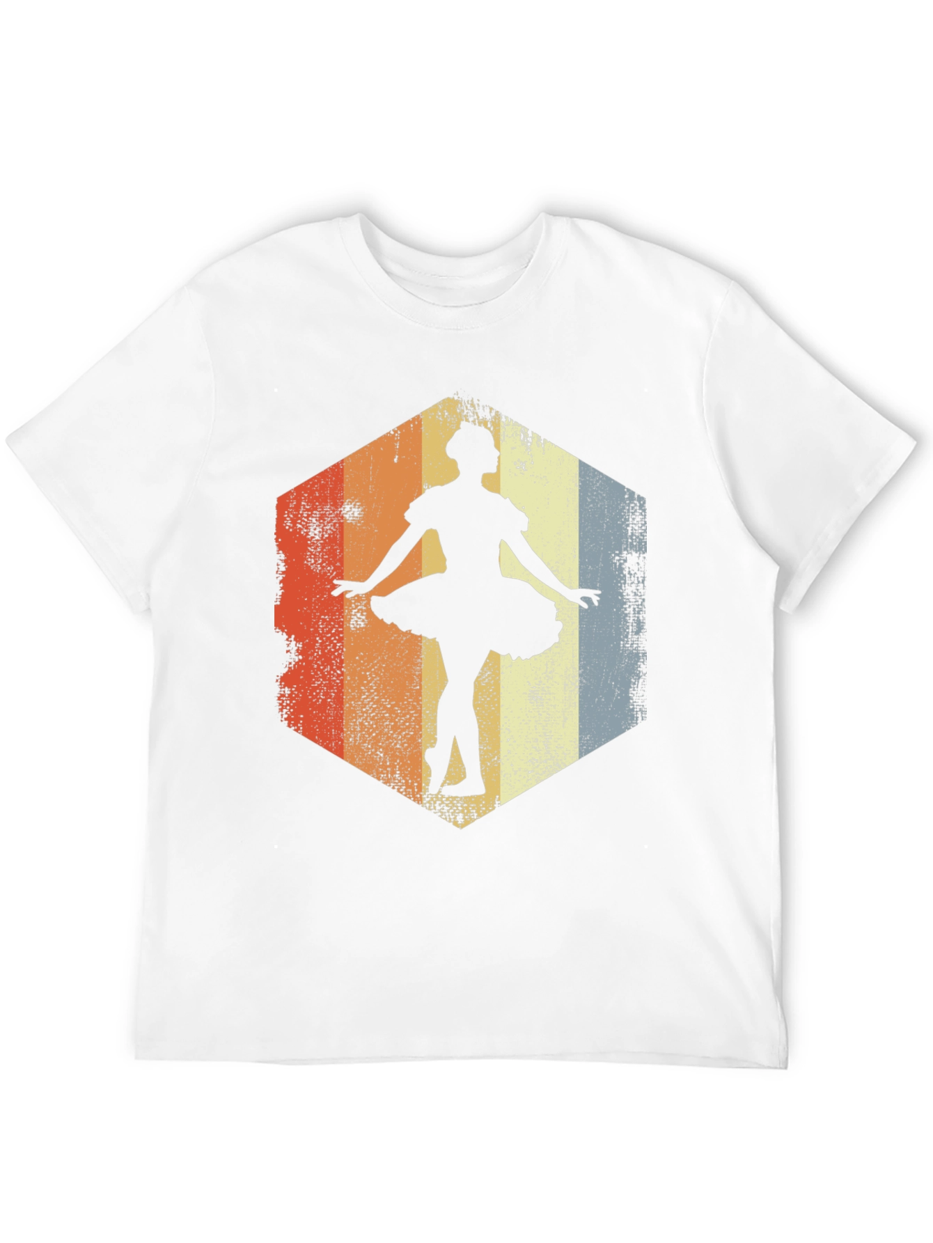 Ballerina Graphic Tee - Retro Dance Shirt