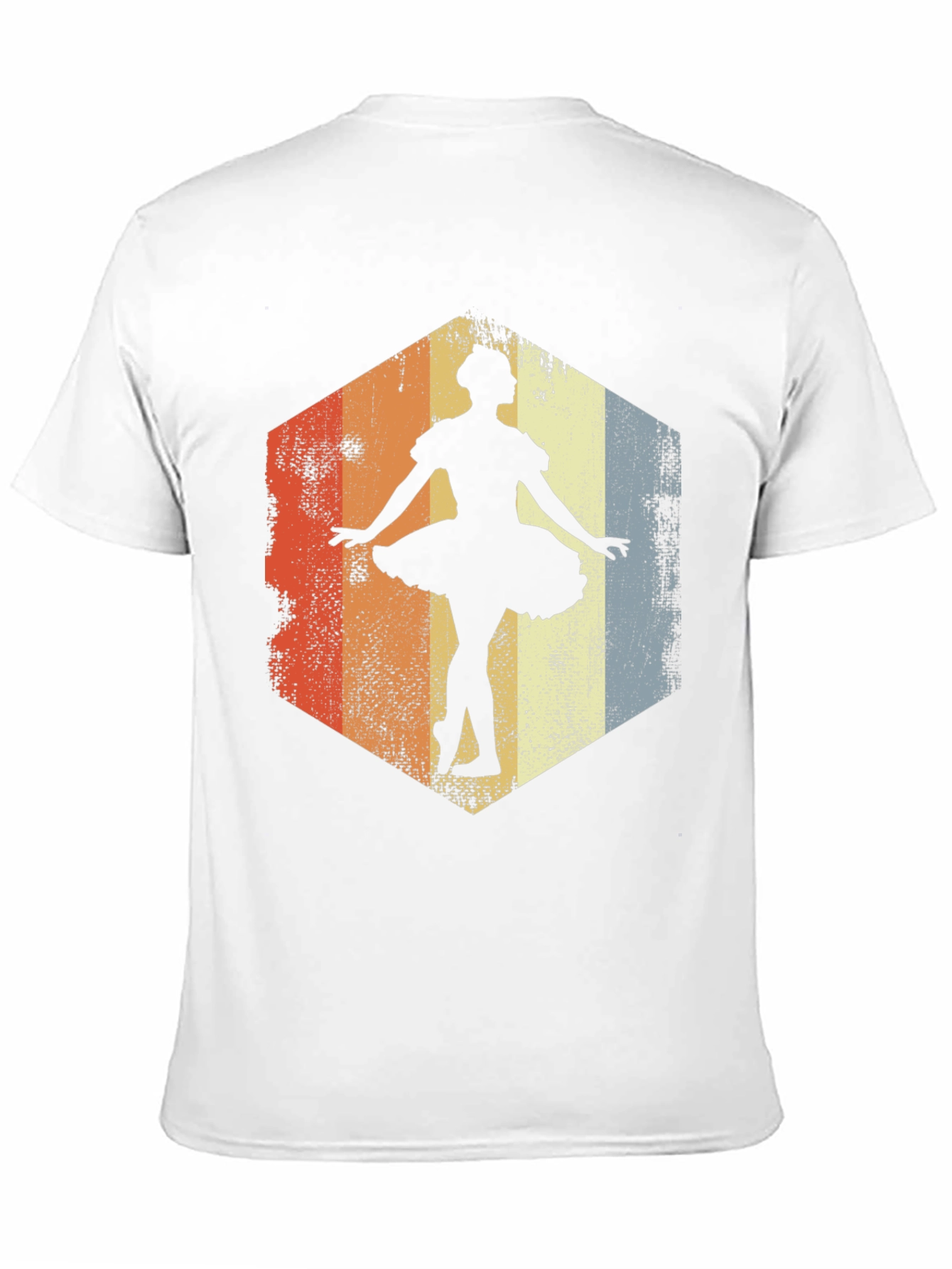 Ballerina Graphic Tee - Retro Dance Shirt