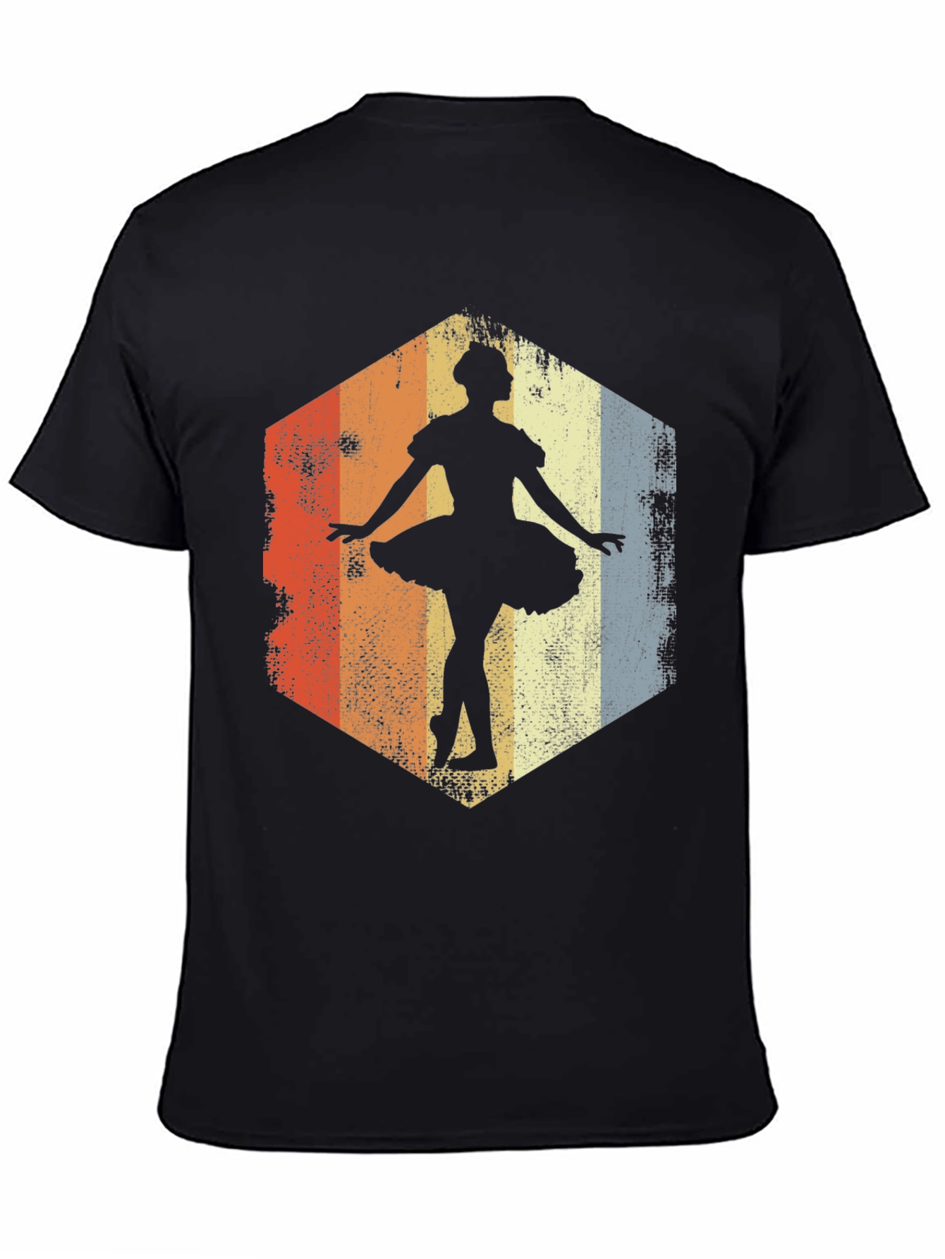 Ballerina Graphic Tee - Retro Dance Shirt