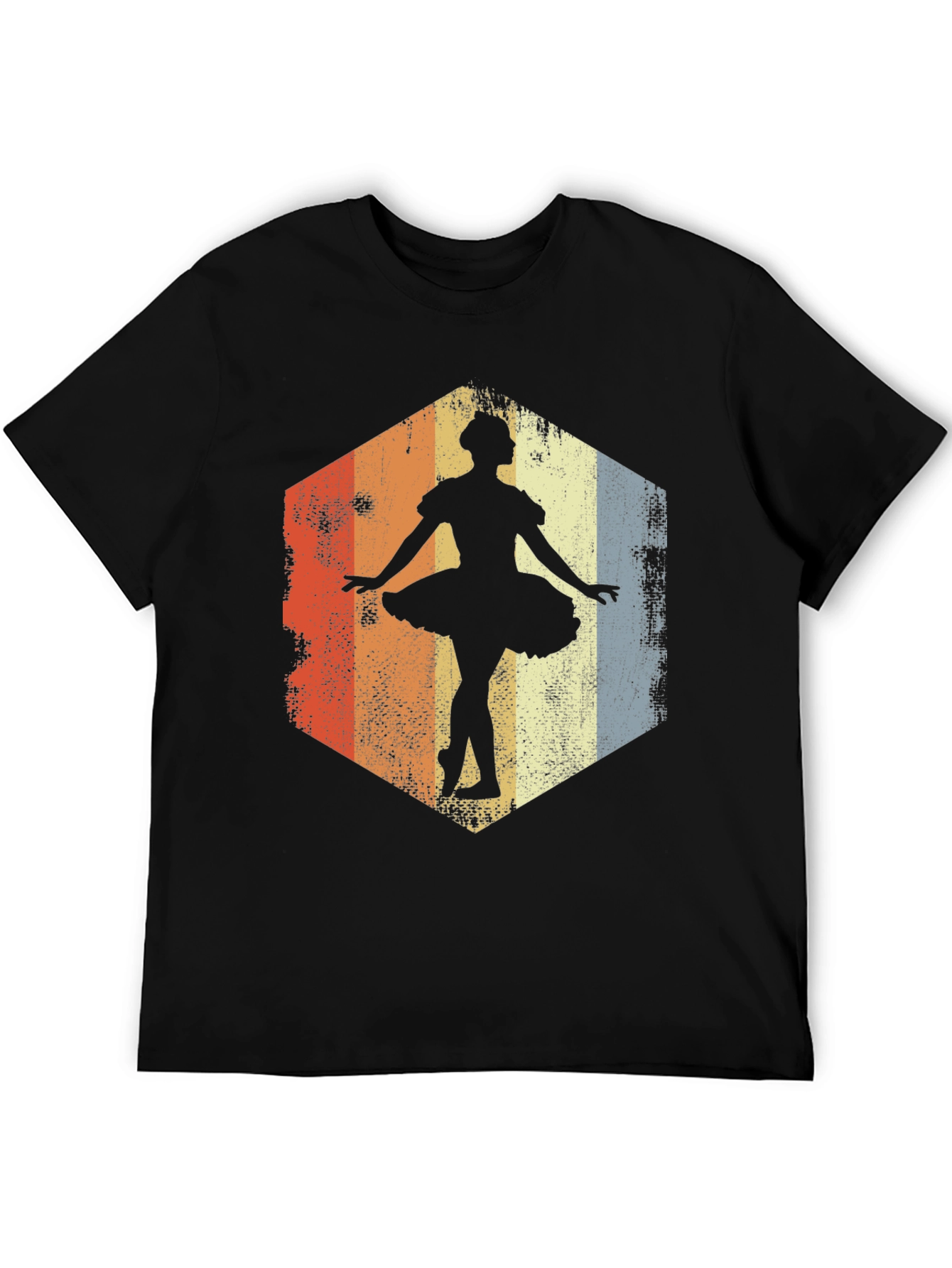 Ballerina Graphic Tee - Retro Dance Shirt