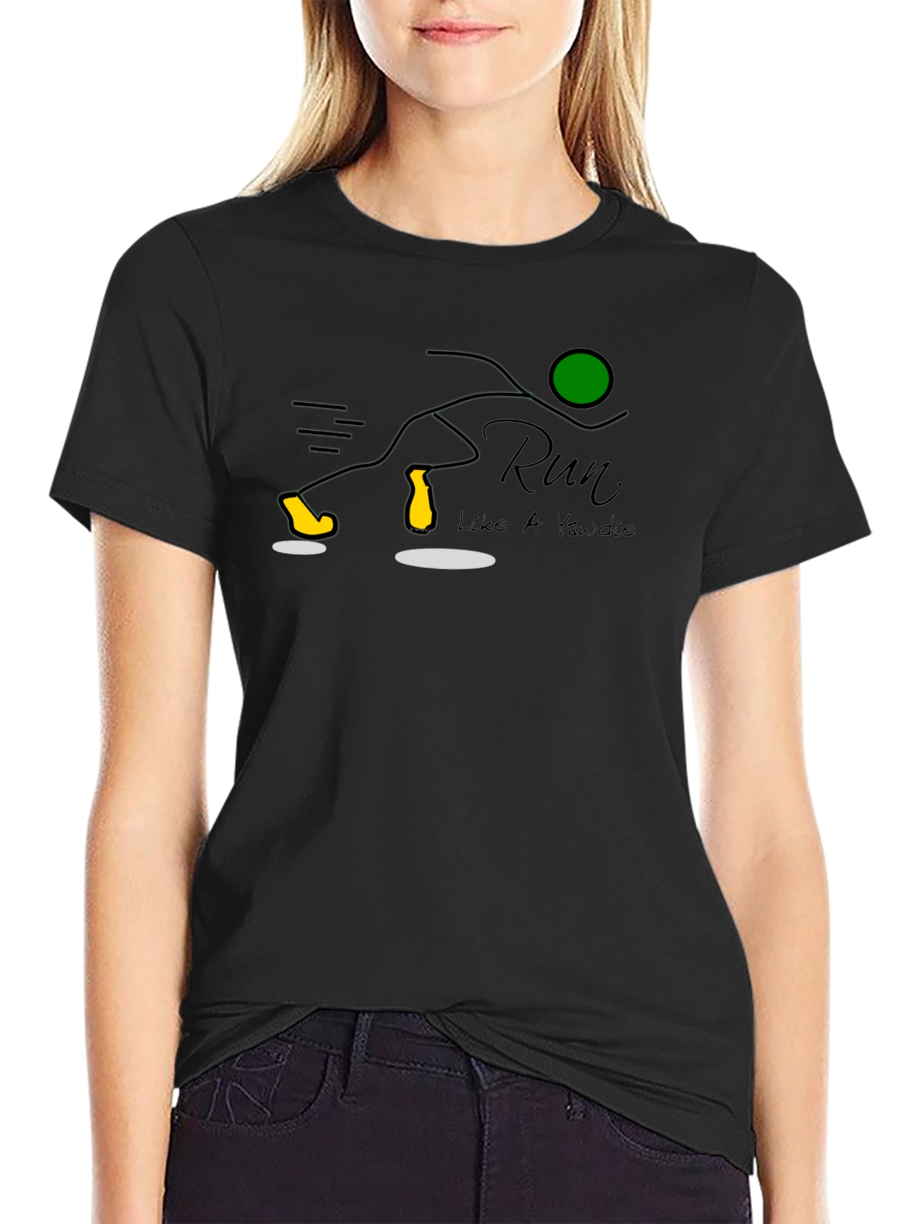 Run Like a Yawdie T-Shirt: Fun Graphic Tee