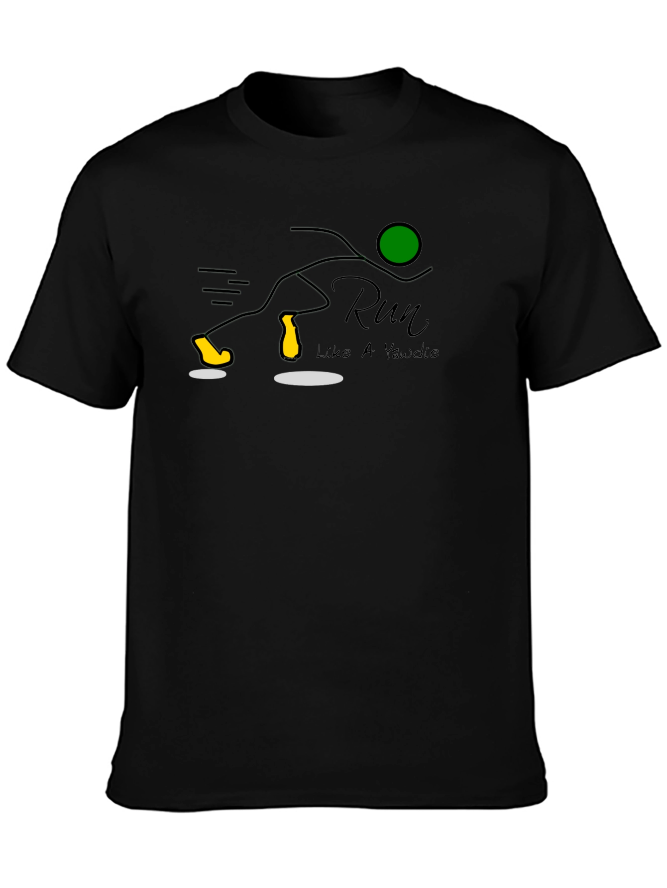 Run Like a Yawdie T-Shirt: Fun Graphic Tee