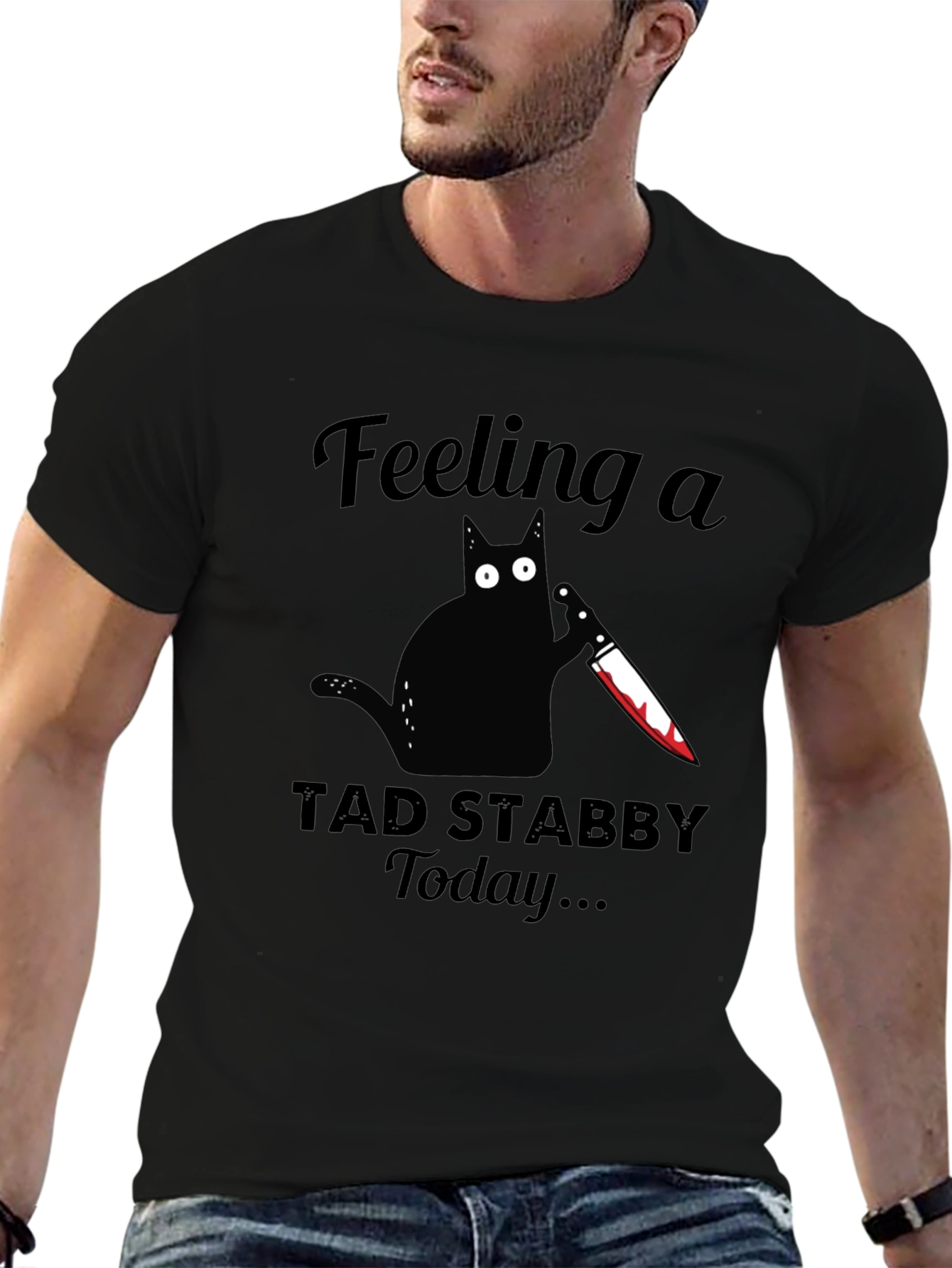 Feeling Stabby Cat T-Shirt