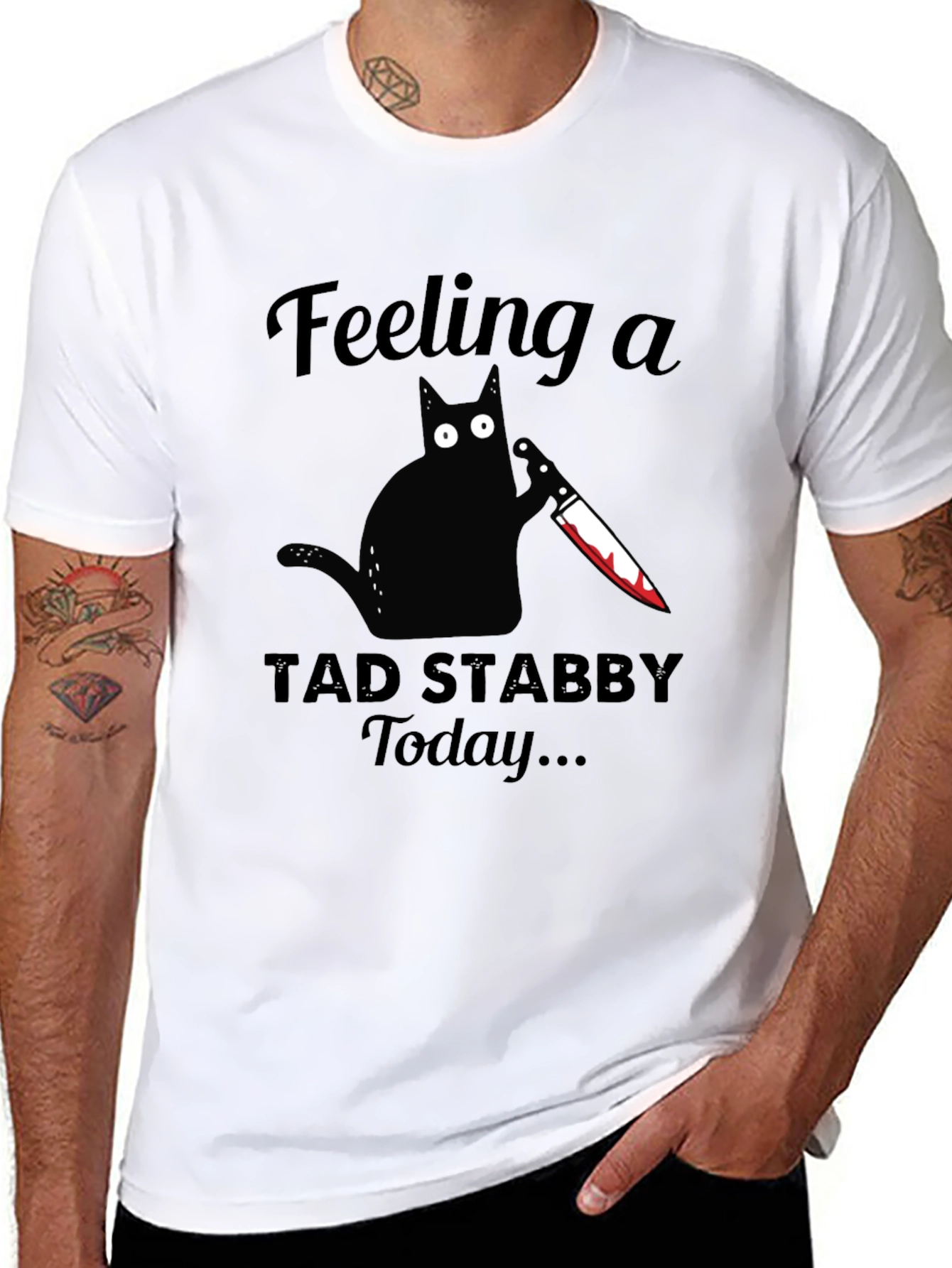 Feeling Stabby Cat T-Shirt