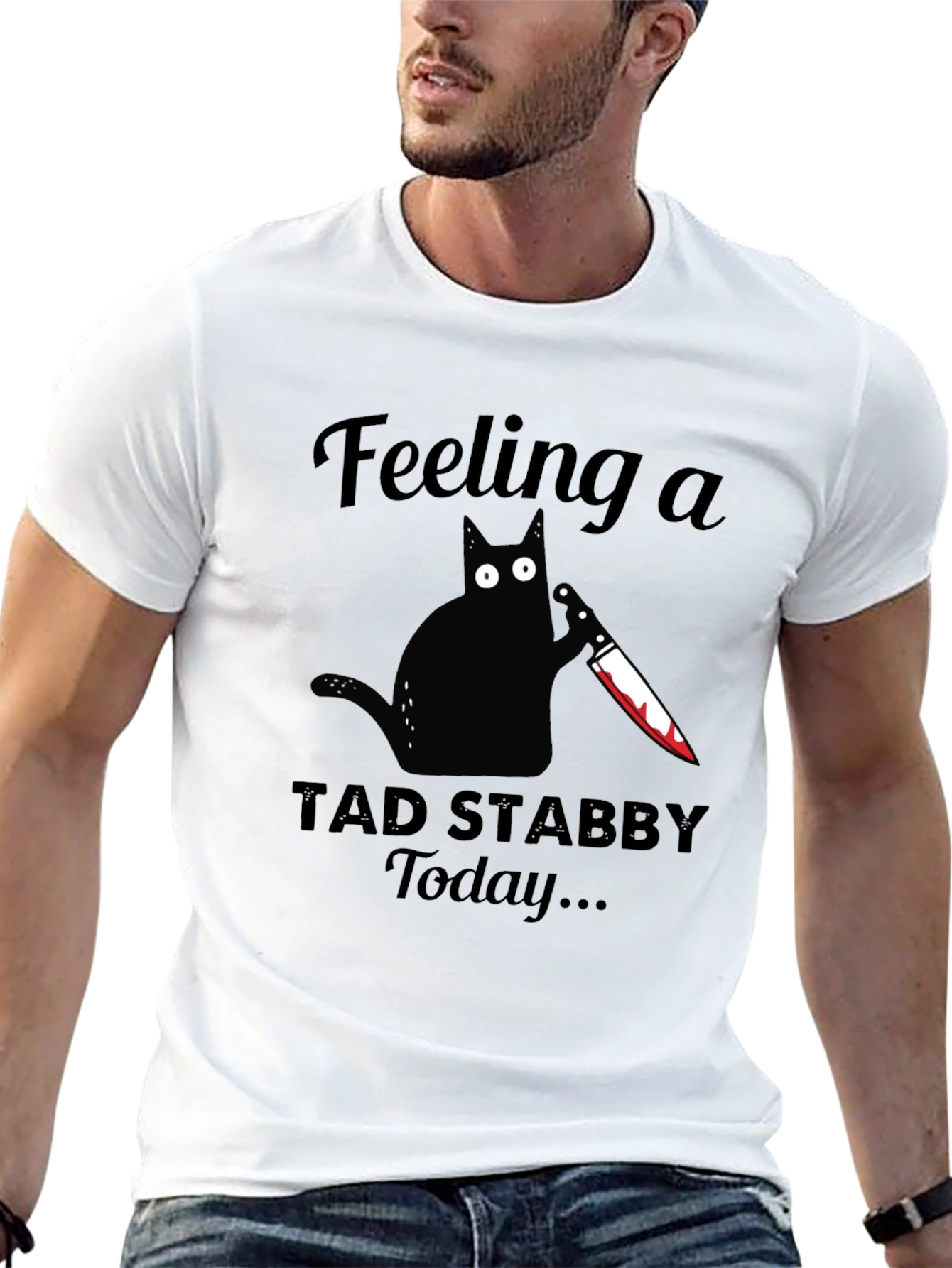 Feeling Stabby Cat T-Shirt
