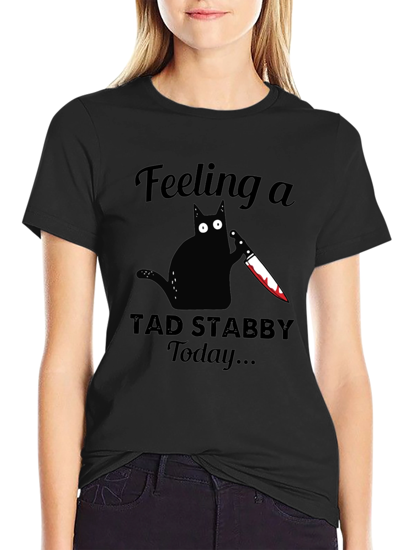 Feeling Stabby Cat T-Shirt
