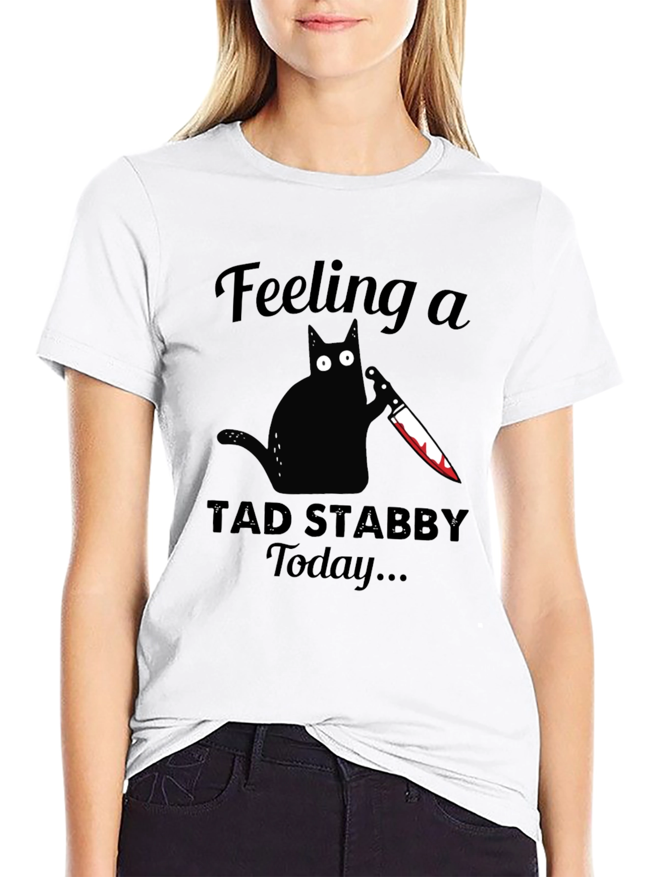 Feeling Stabby Cat T-Shirt