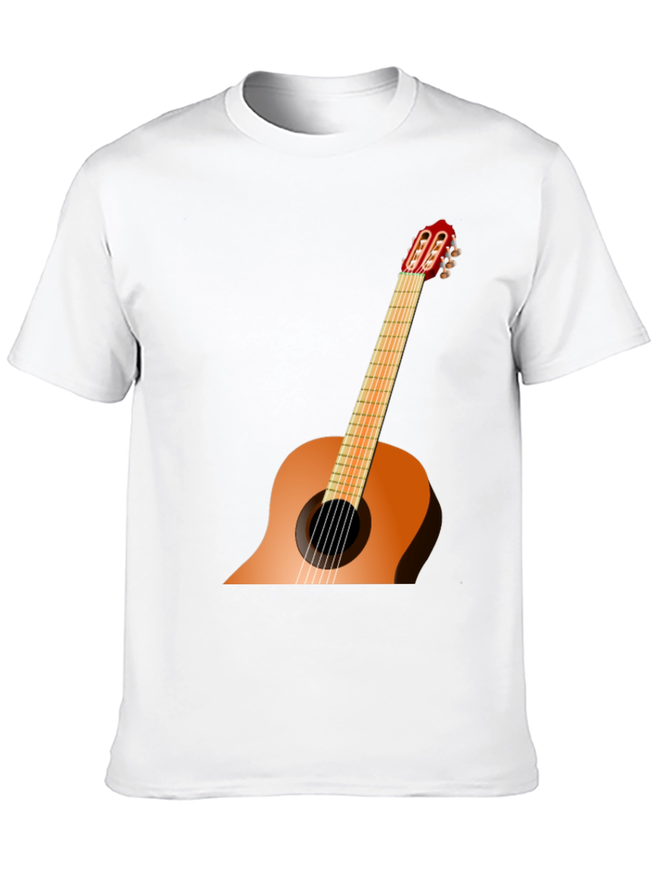 Guitar Graphic Black T-Shirt
