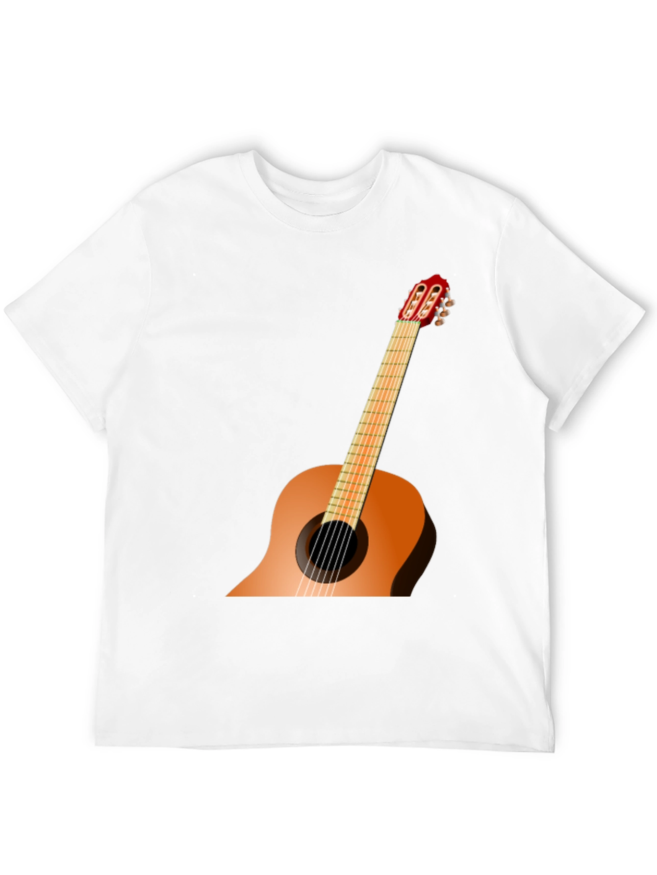 Guitar Graphic Black T-Shirt