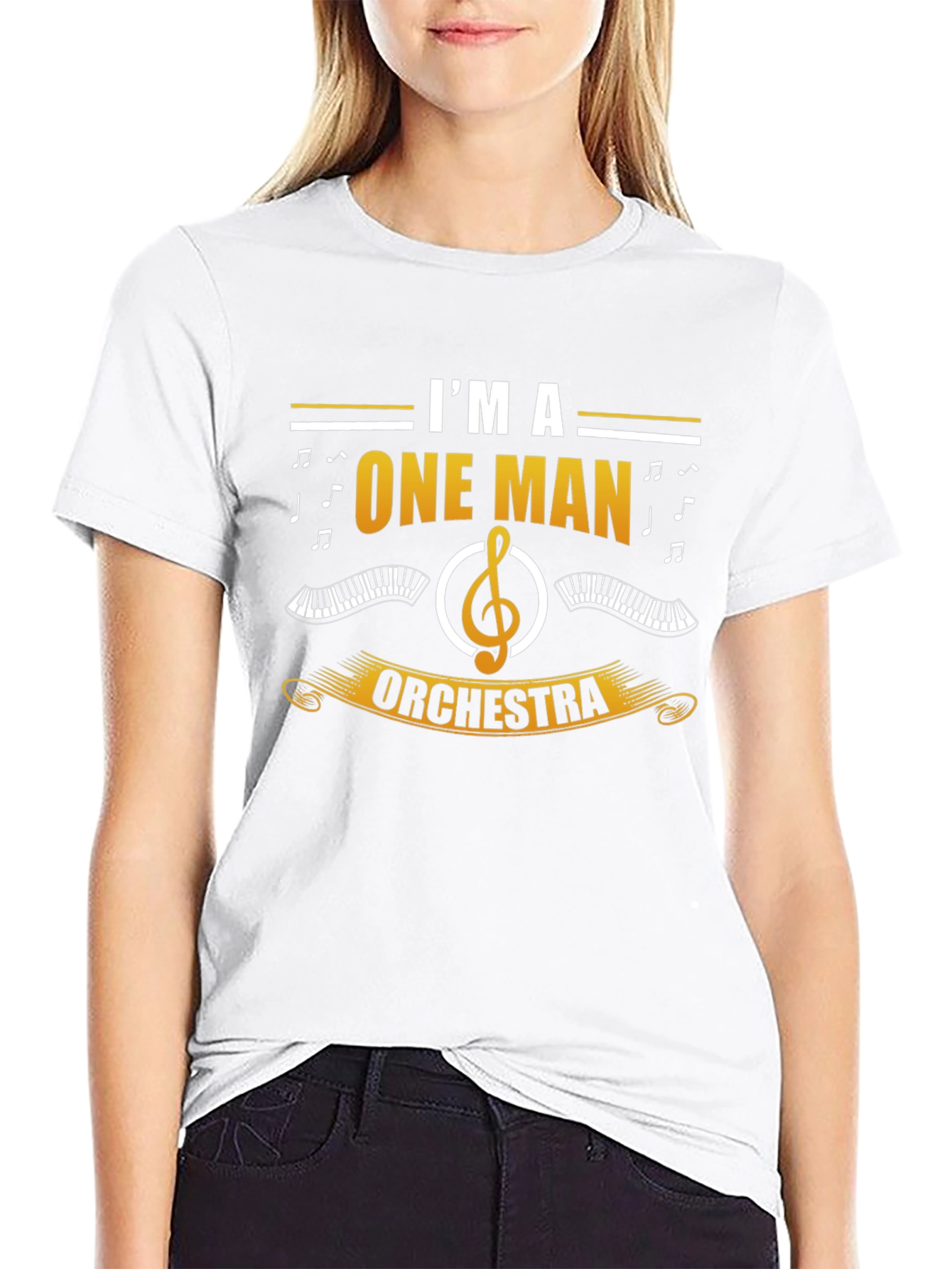 One Man Orchestra T-Shirt - Musician Novelty Tee