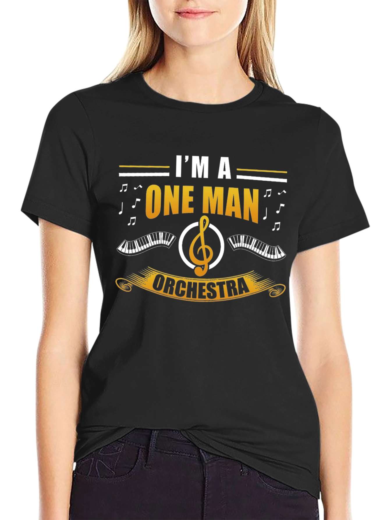 One Man Orchestra T-Shirt - Musician Novelty Tee