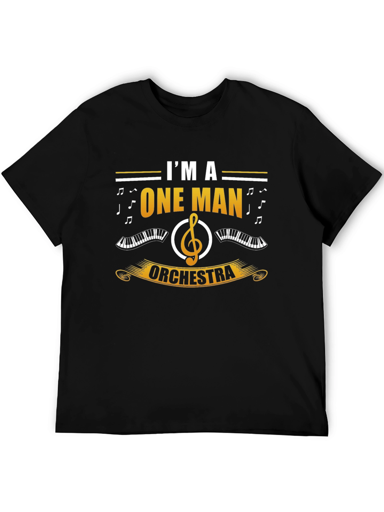 One Man Orchestra T-Shirt - Musician Novelty Tee