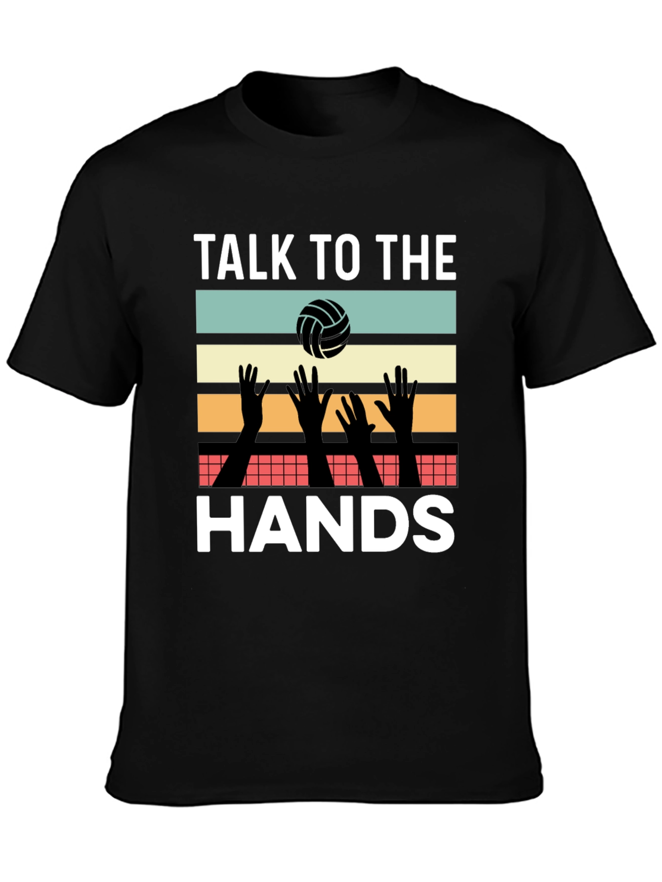 Talk To The Hands Volleyball Graphic Tee