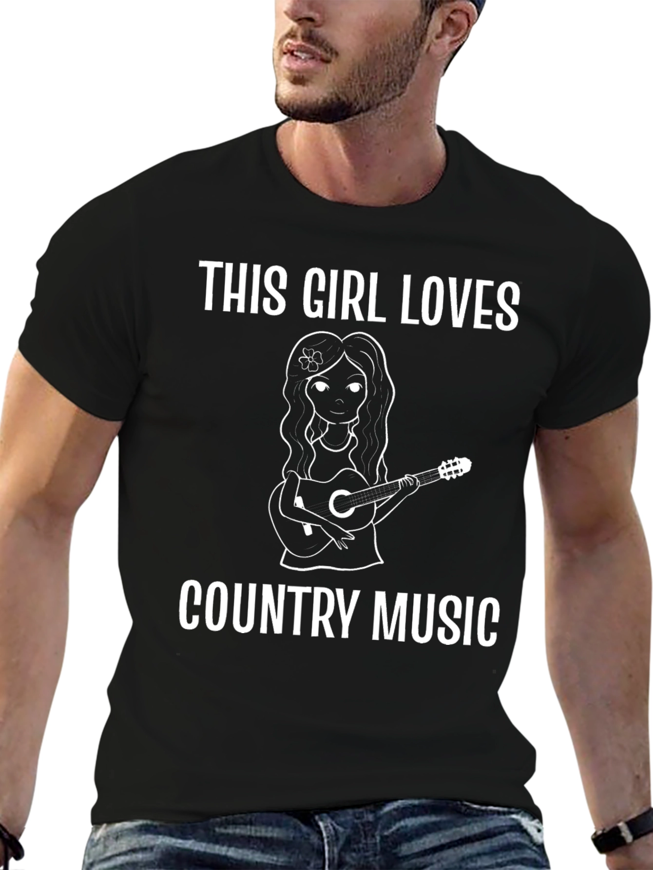 Country Music Girl Graphic T-Shirt