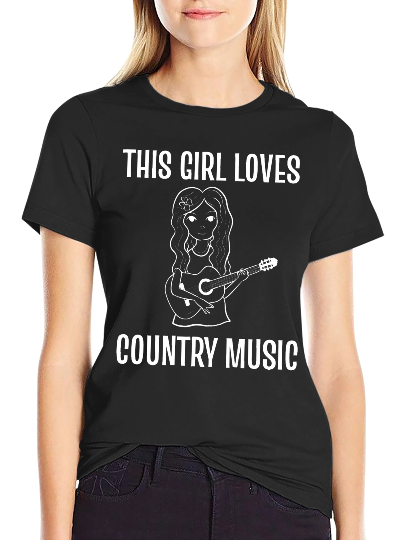 Country Music Girl Graphic T-Shirt