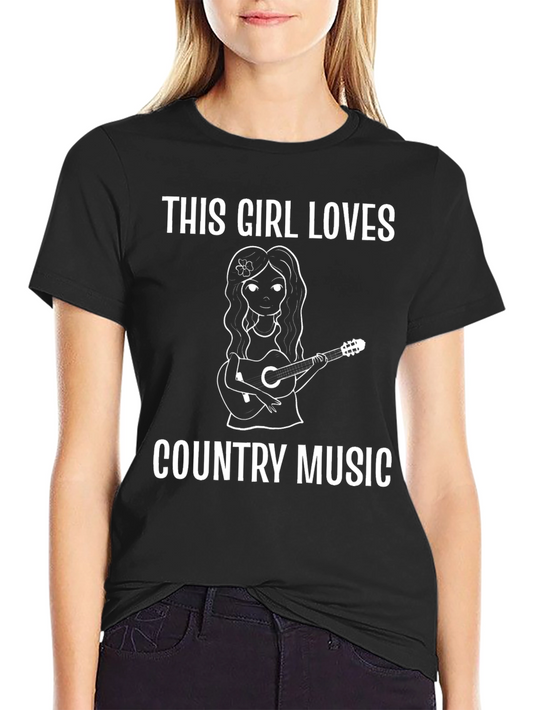 Country Music Girl Graphic T-Shirt